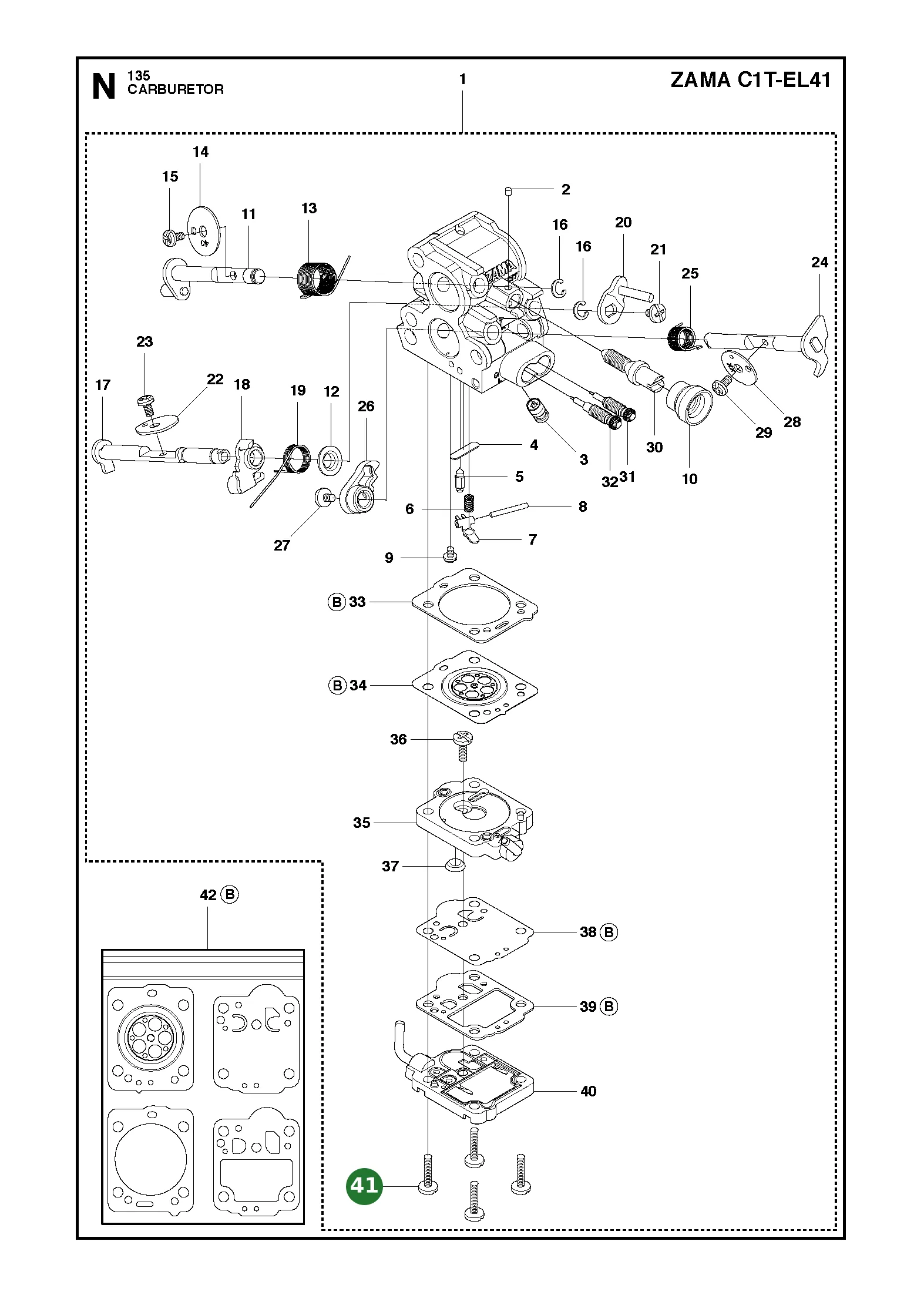Position im Ersatzteilkatalog
