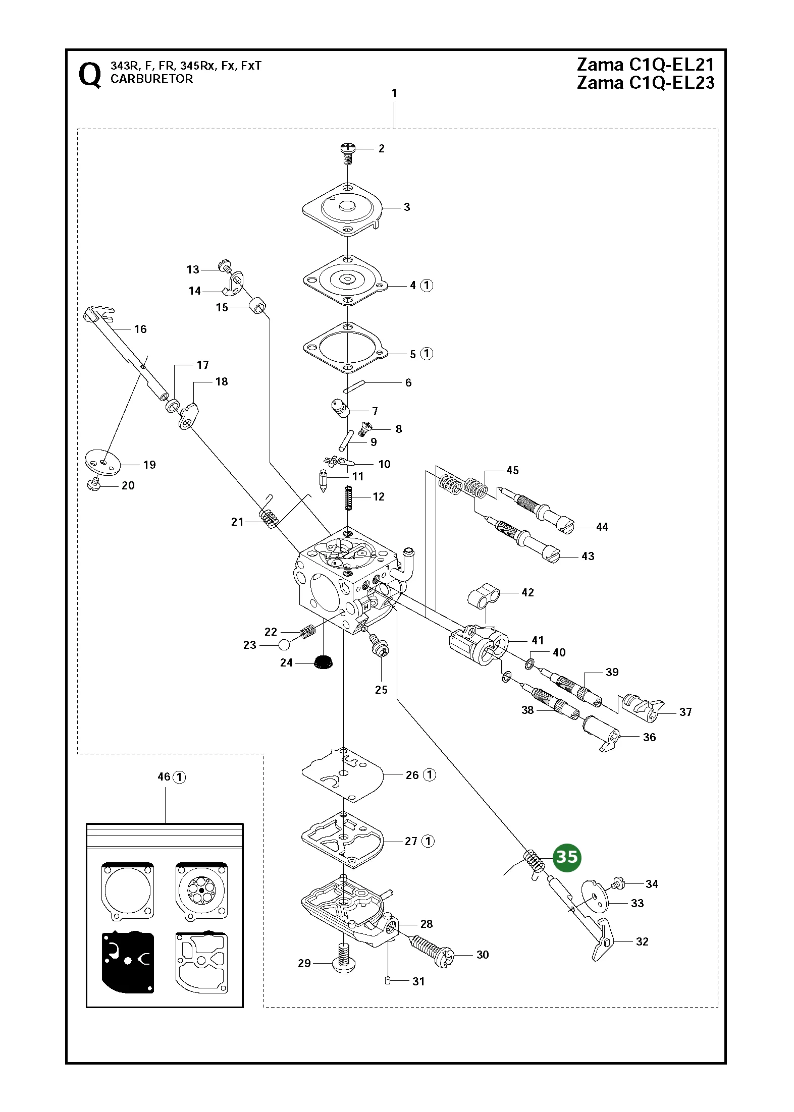 Position im Ersatzteilkatalog