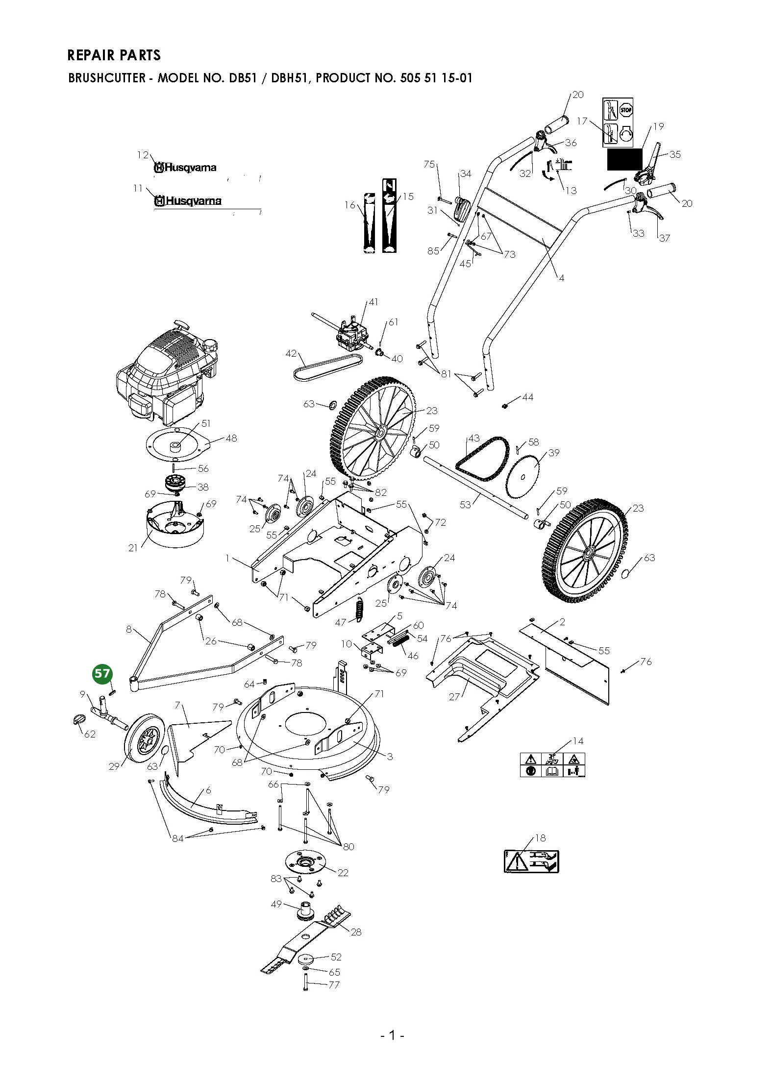 Position im Ersatzteilkatalog