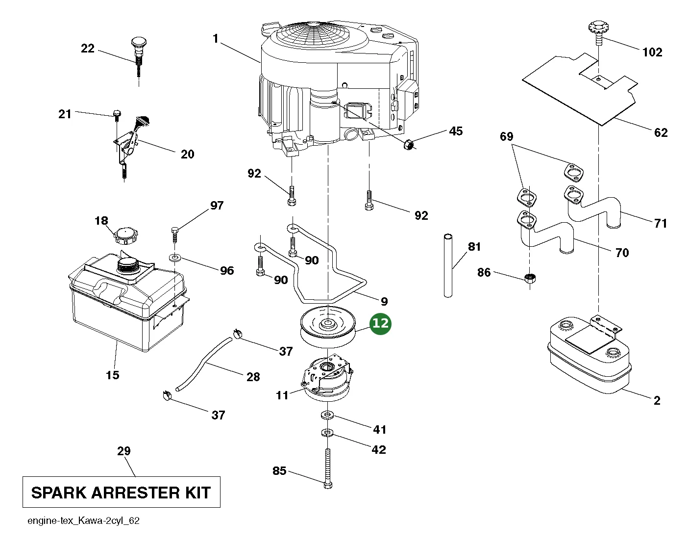 Position im Ersatzteilkatalog