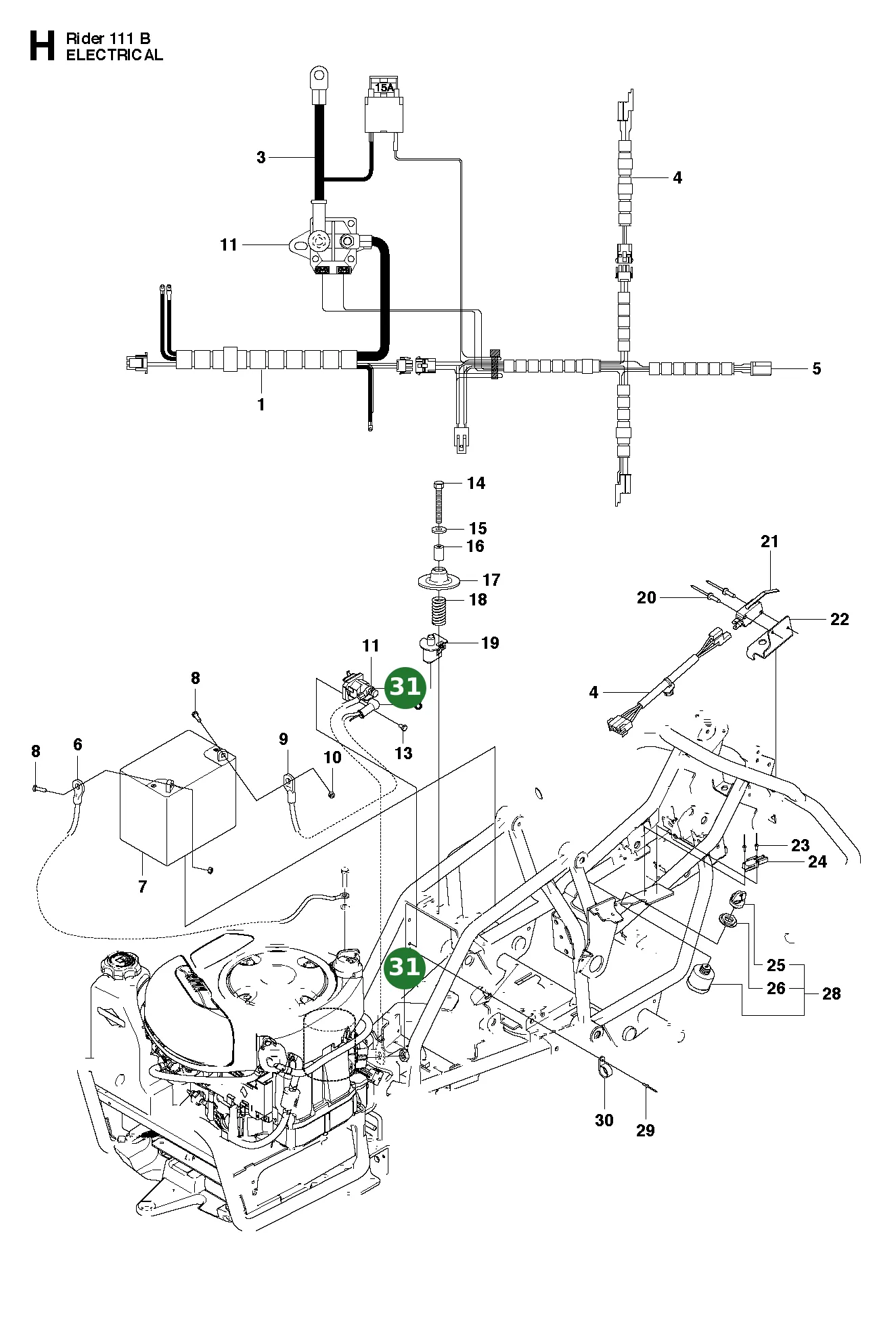 Position im Ersatzteilkatalog