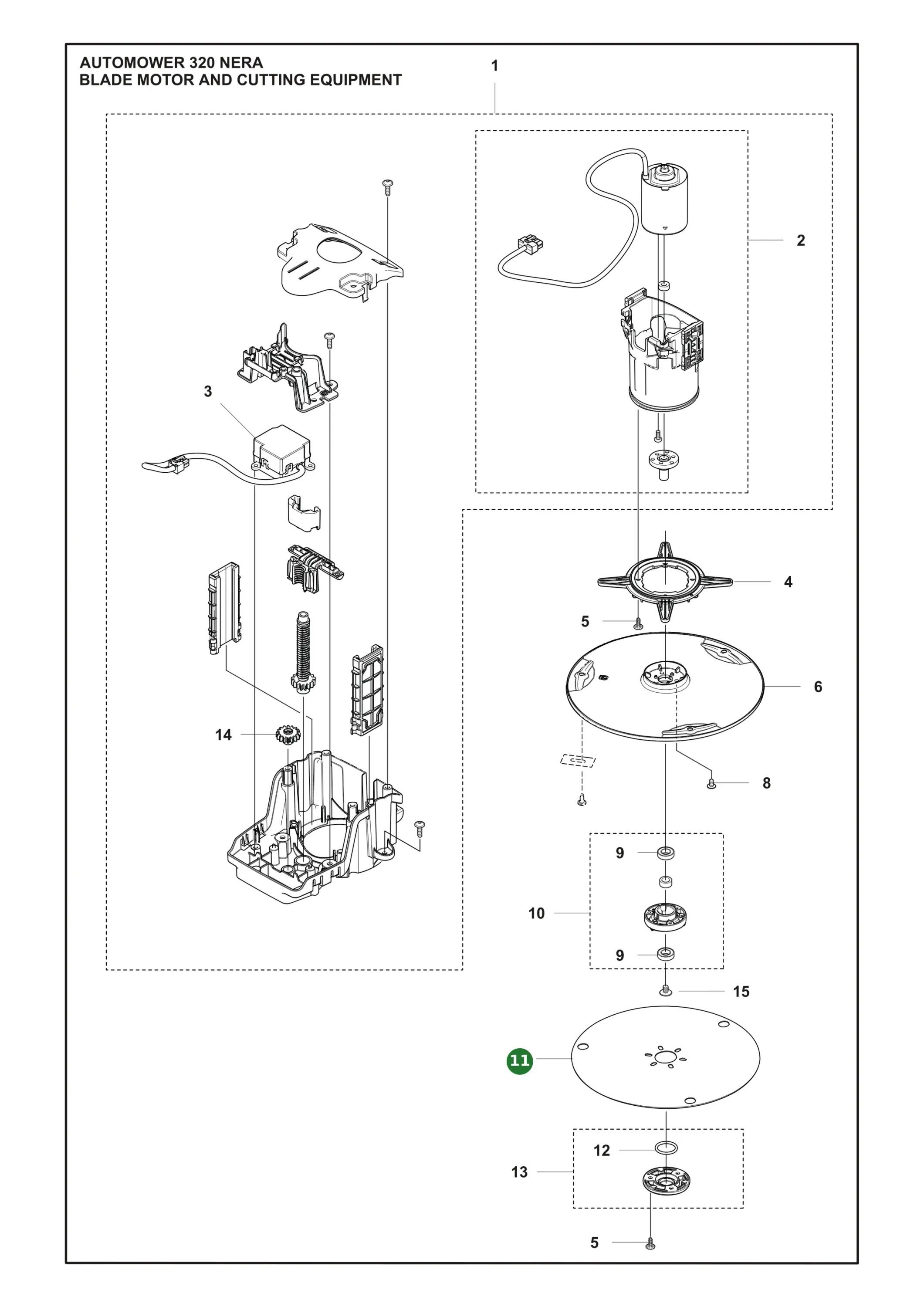 Husqvarna Gleitteller f&uuml;r Automower 420 - 550 ab...