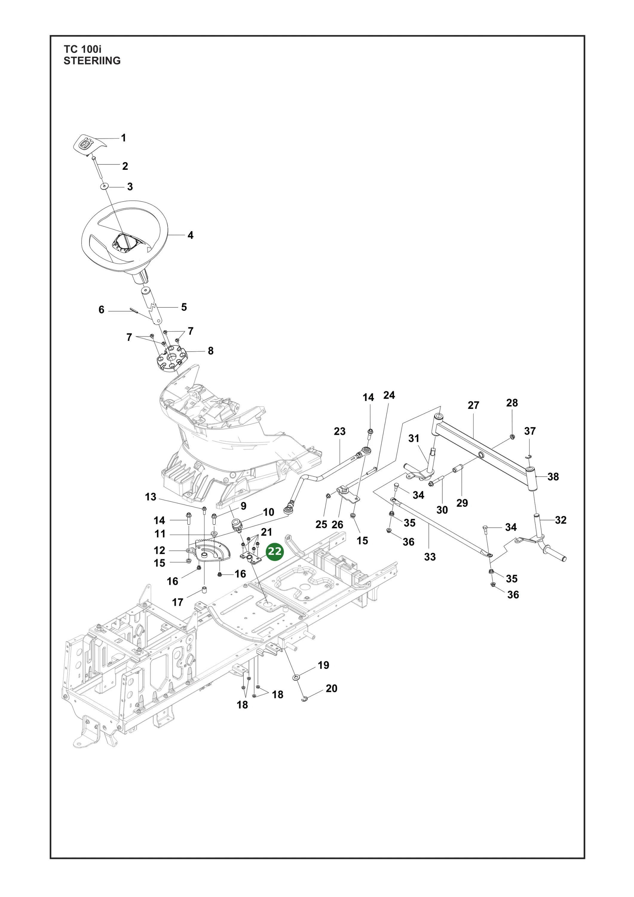 Position im Ersatzteilkatalog