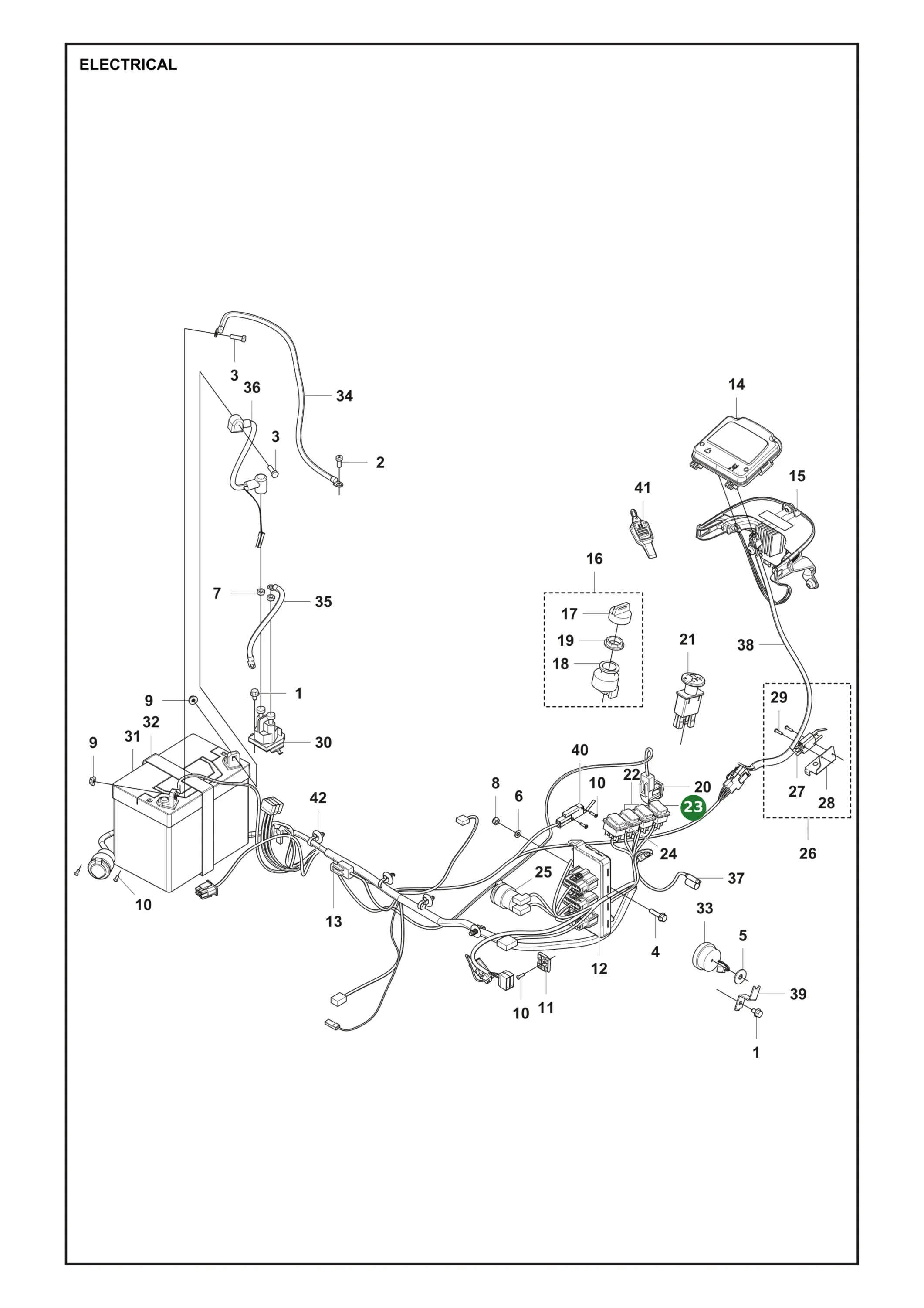 Position im Ersatzteilkatalog