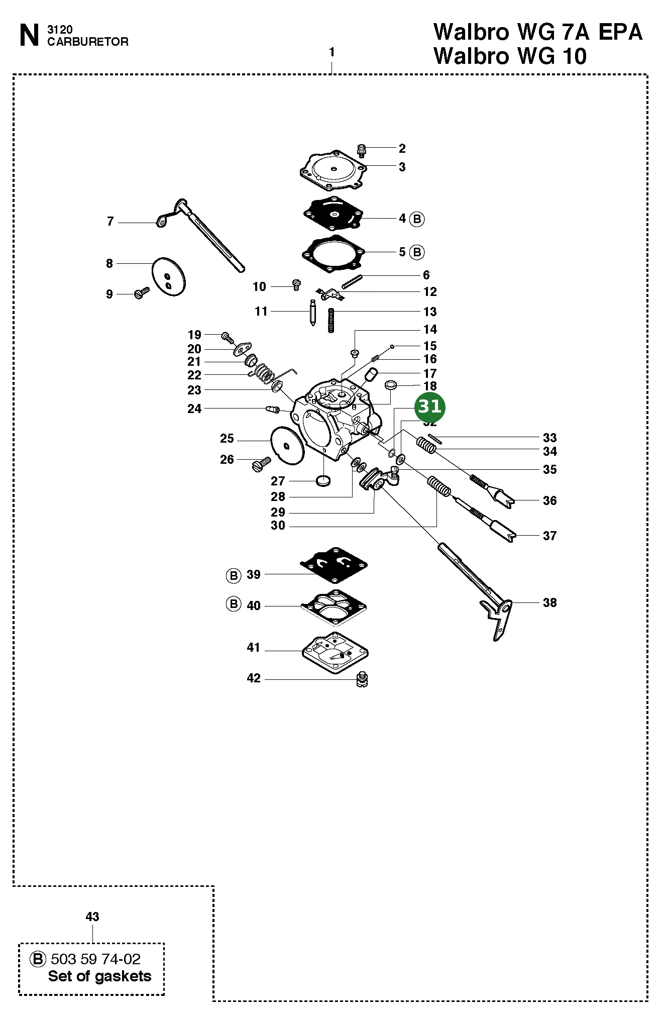 Position im Ersatzteilkatalog