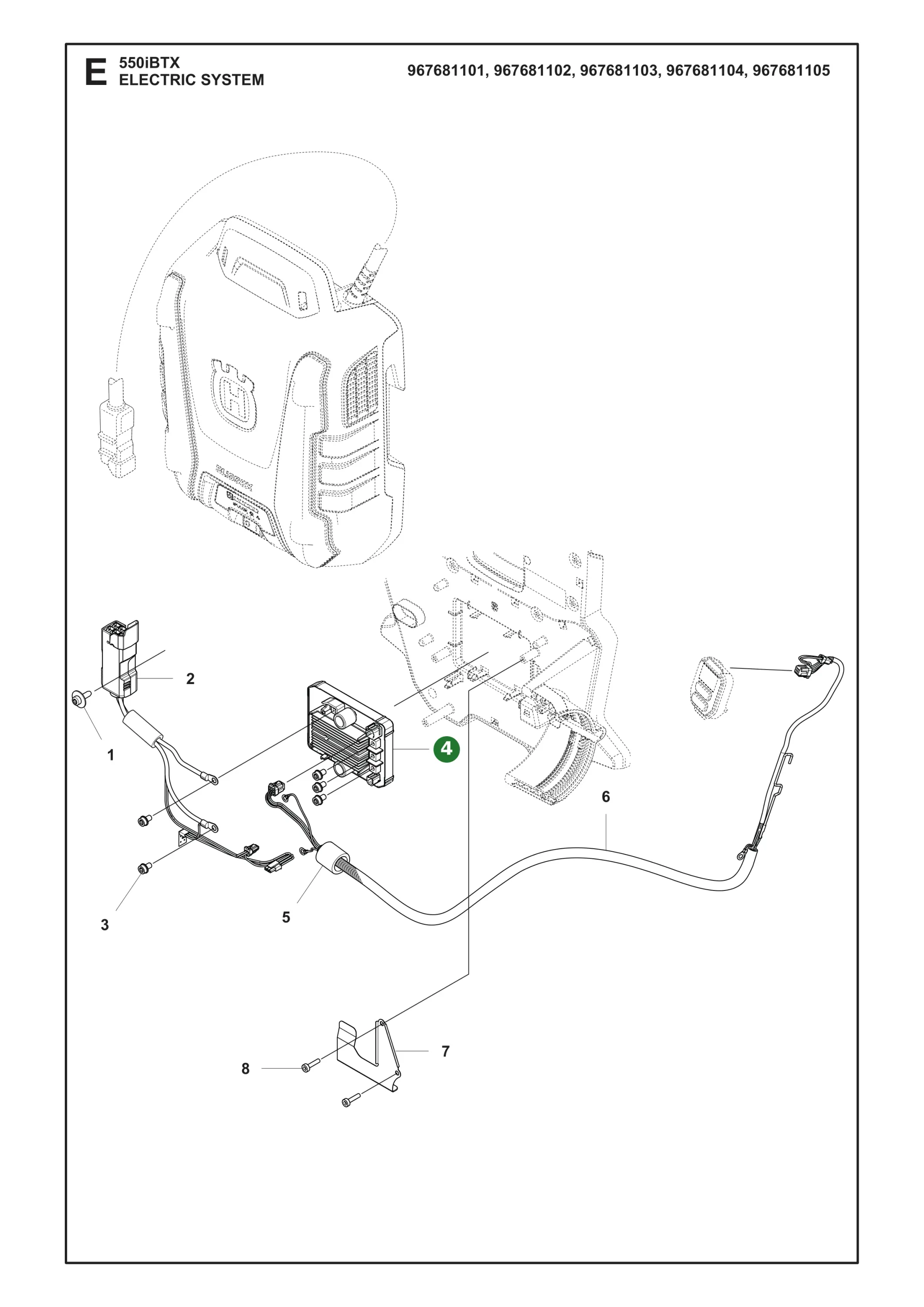 Position im Ersatzteilkatalog