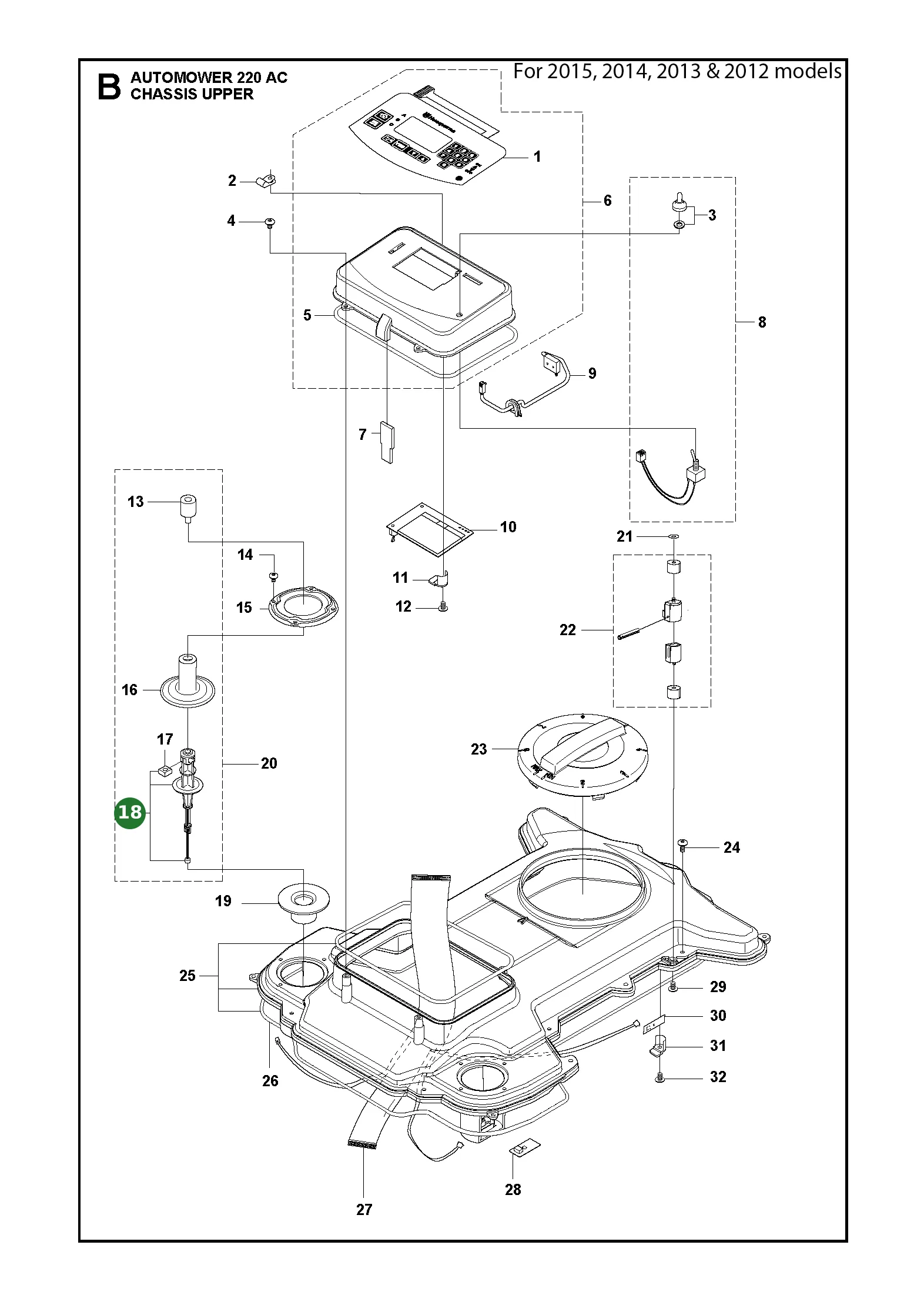 Position im Ersatzteilkatalog