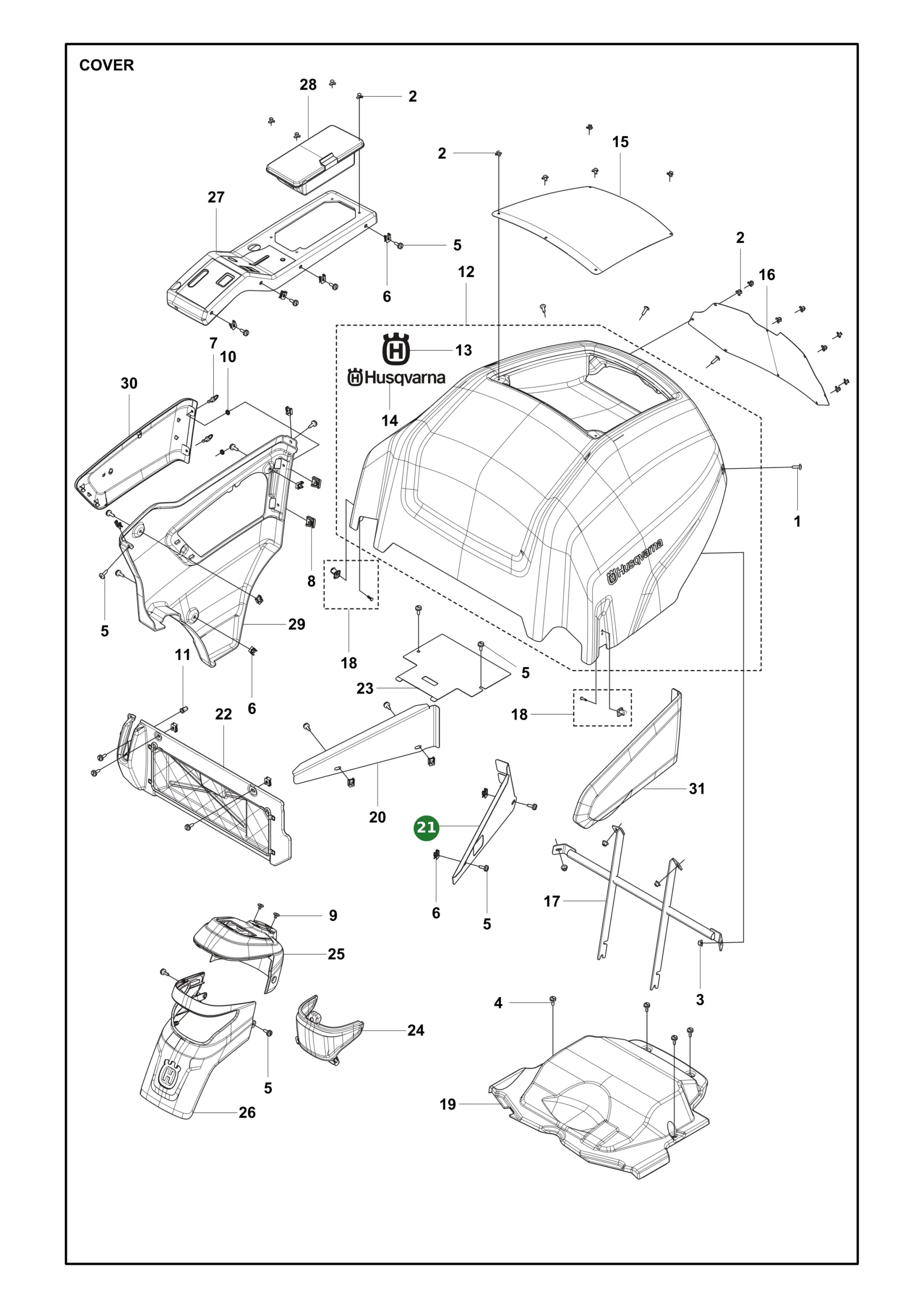 Position im Ersatzteilkatalog