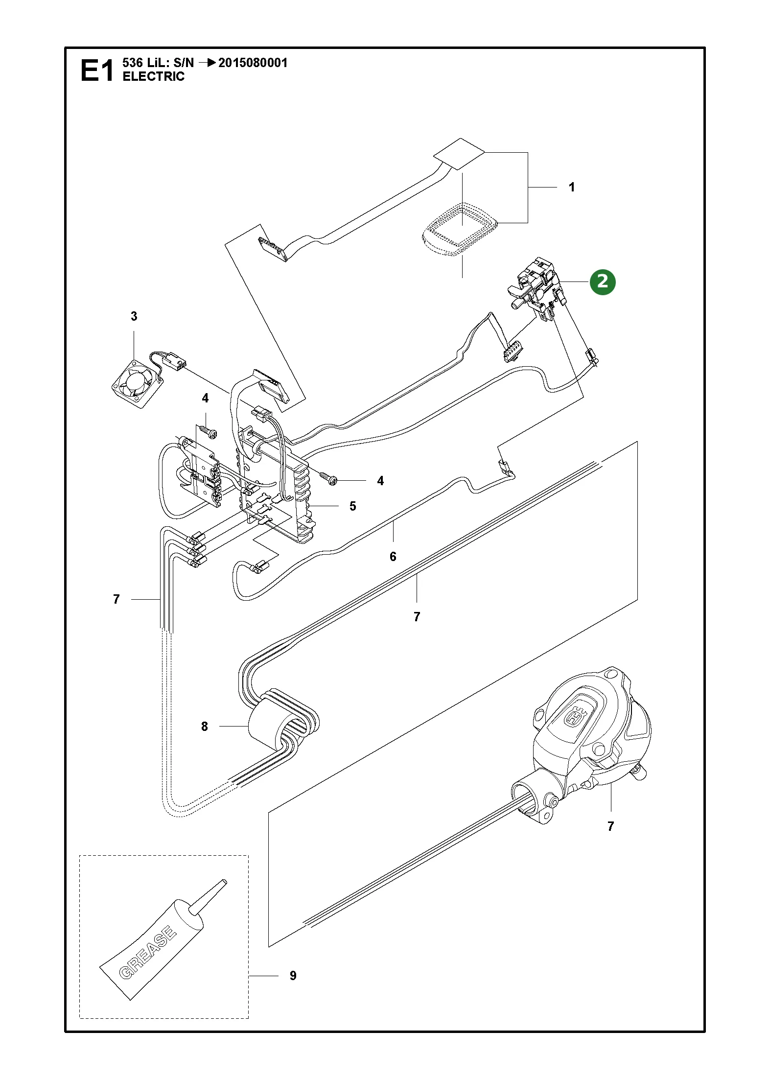 Position im Ersatzteilkatalog