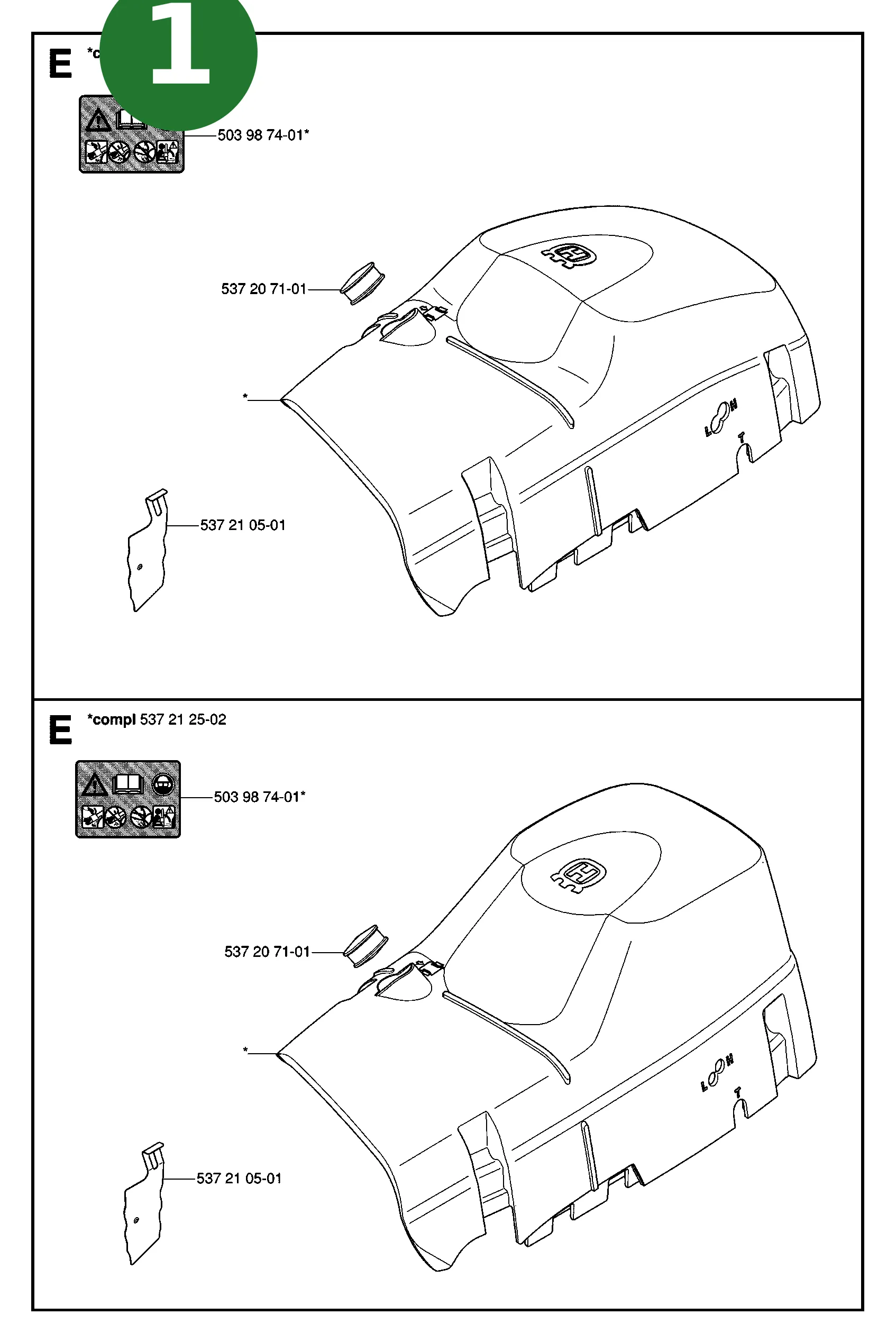 Zylinderdeckel f&uuml;r Husqvarna Motors&auml;gen 570 II,...