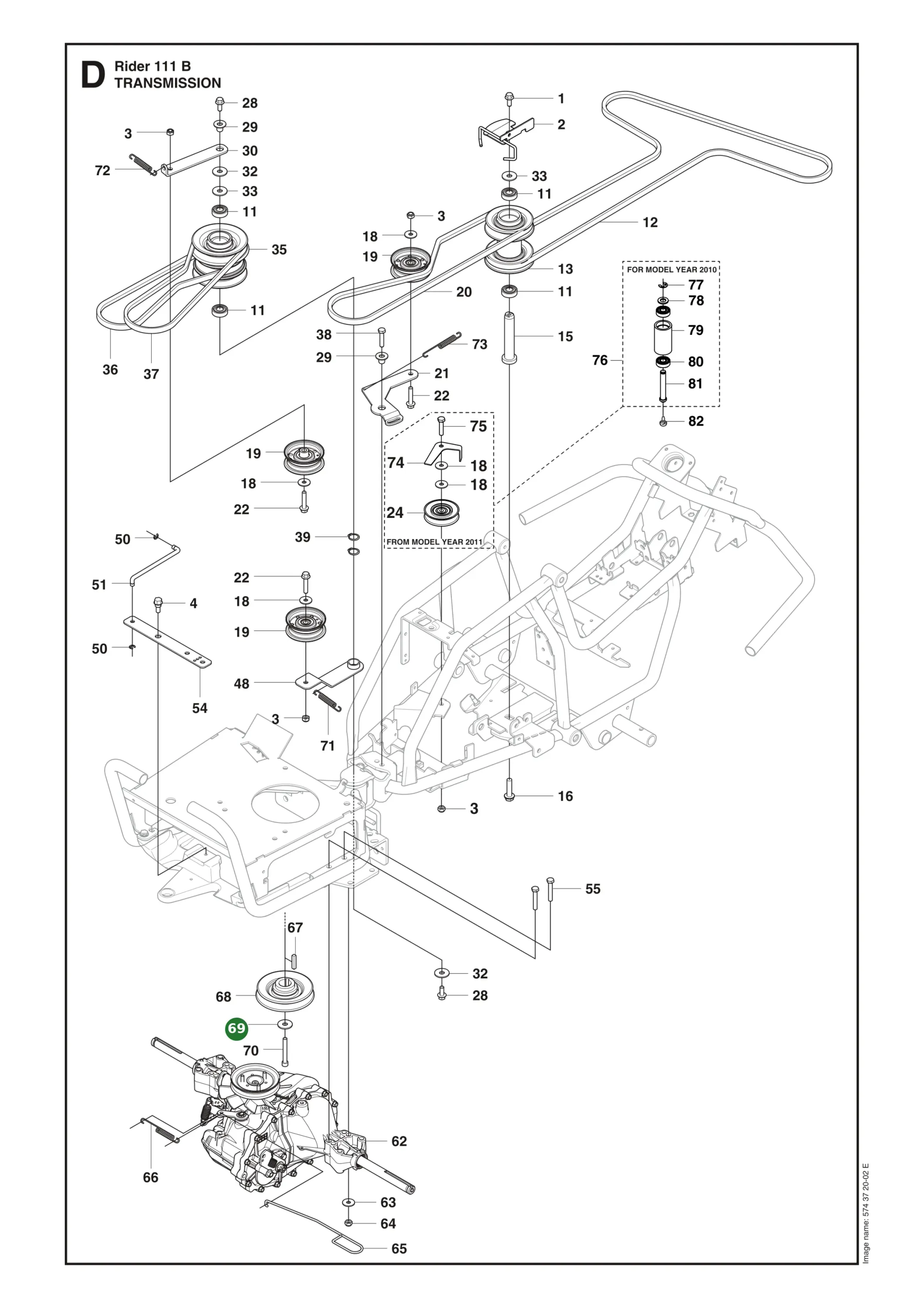 Position im Ersatzteilkatalog