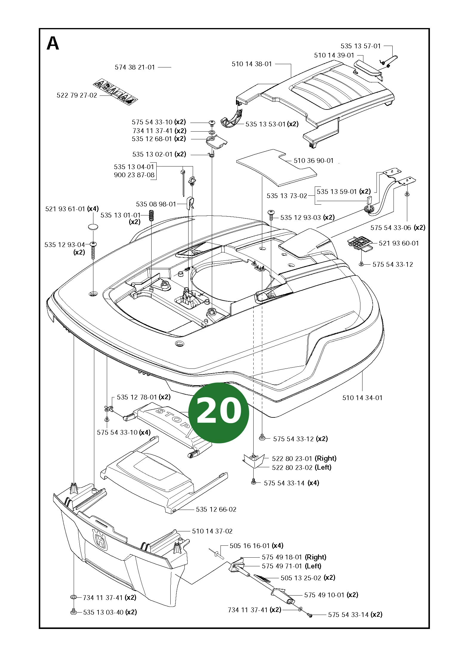 Position im Ersatzteilkatalog