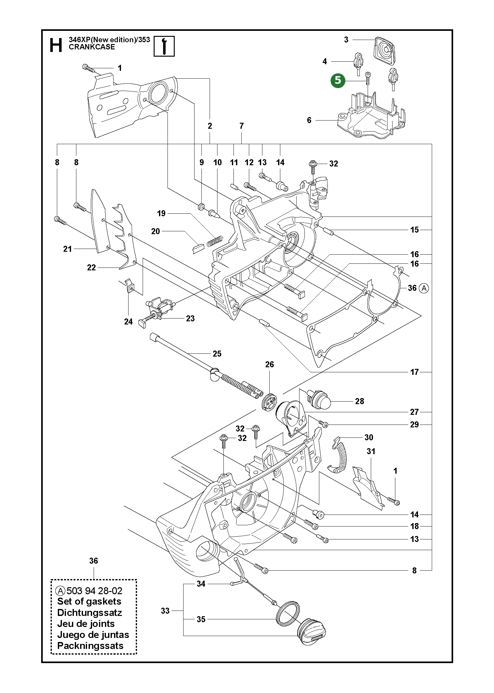 Schraube Ihscft f&uuml;r Husqvarna Motors&auml;gen 351,...