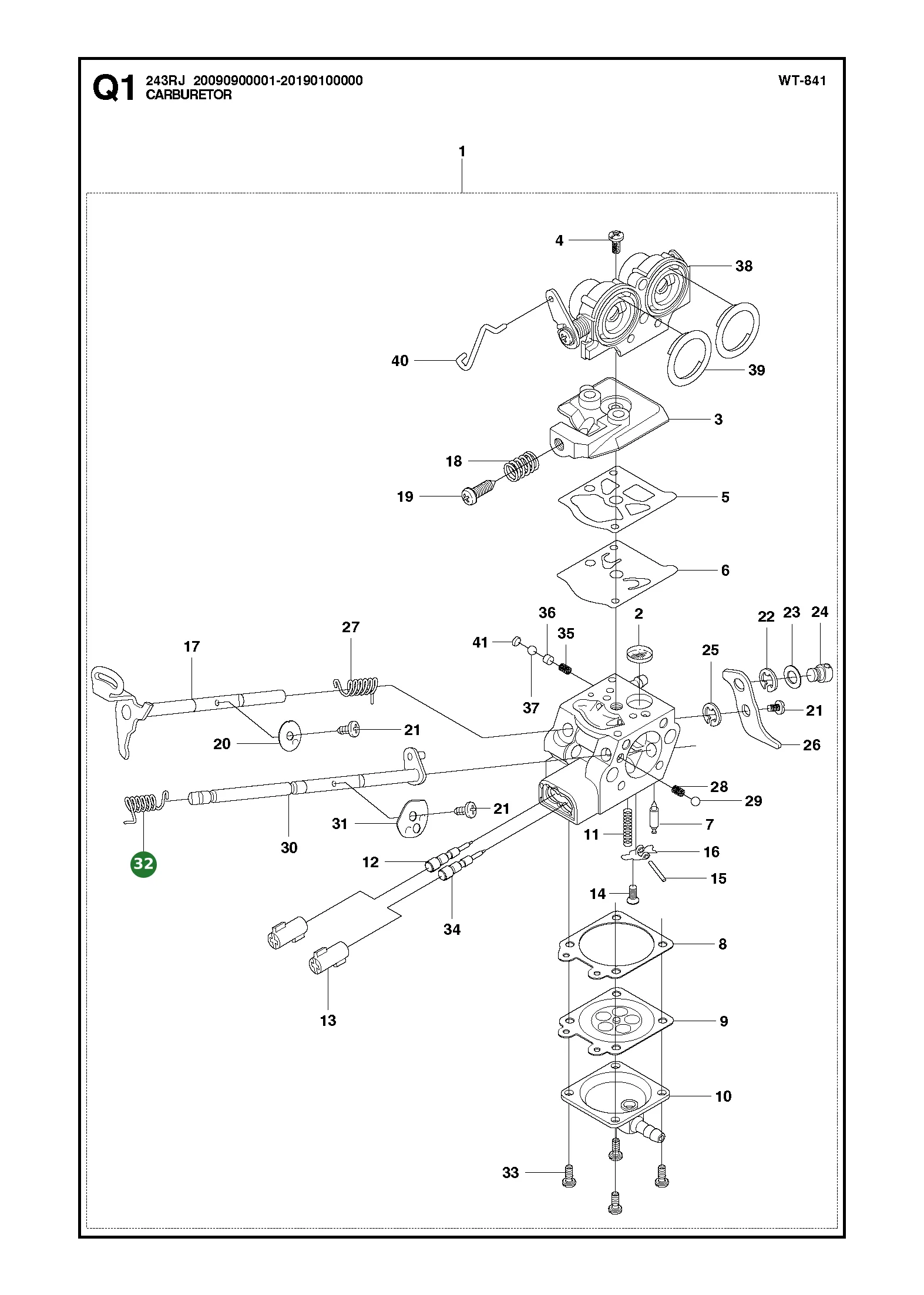 Position im Ersatzteilkatalog