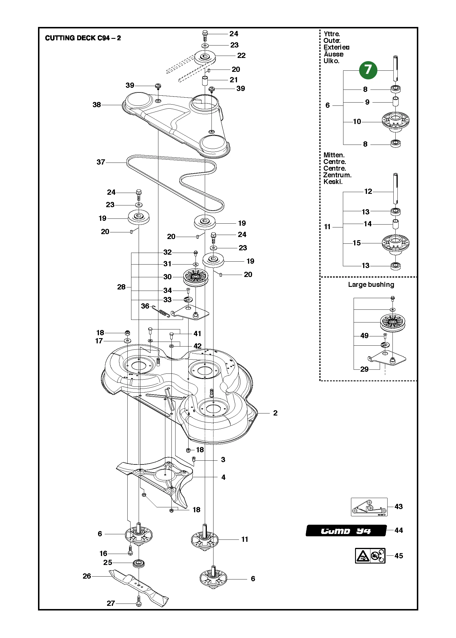 Position im Ersatzteilkatalog