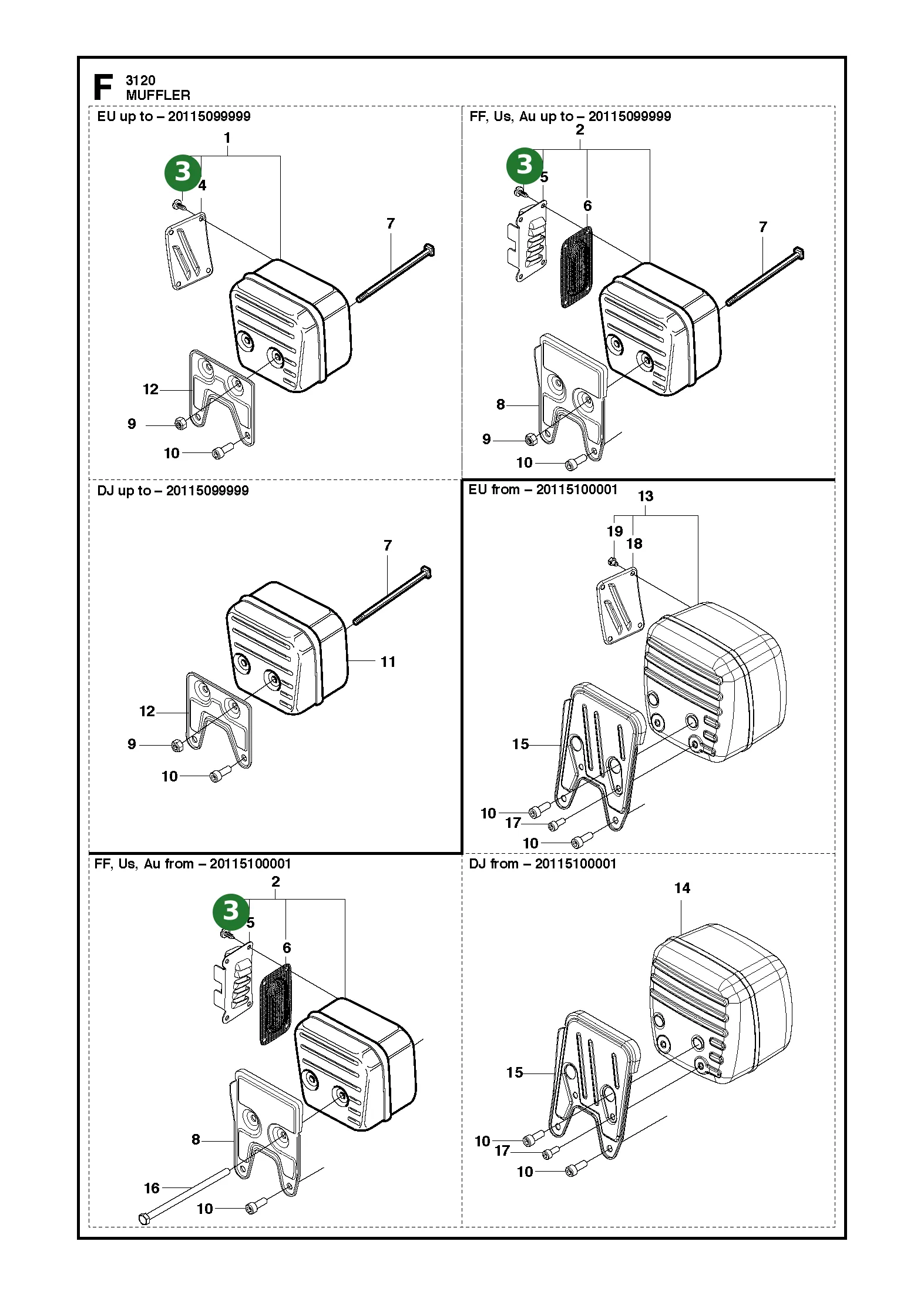 Position im Ersatzteilkatalog