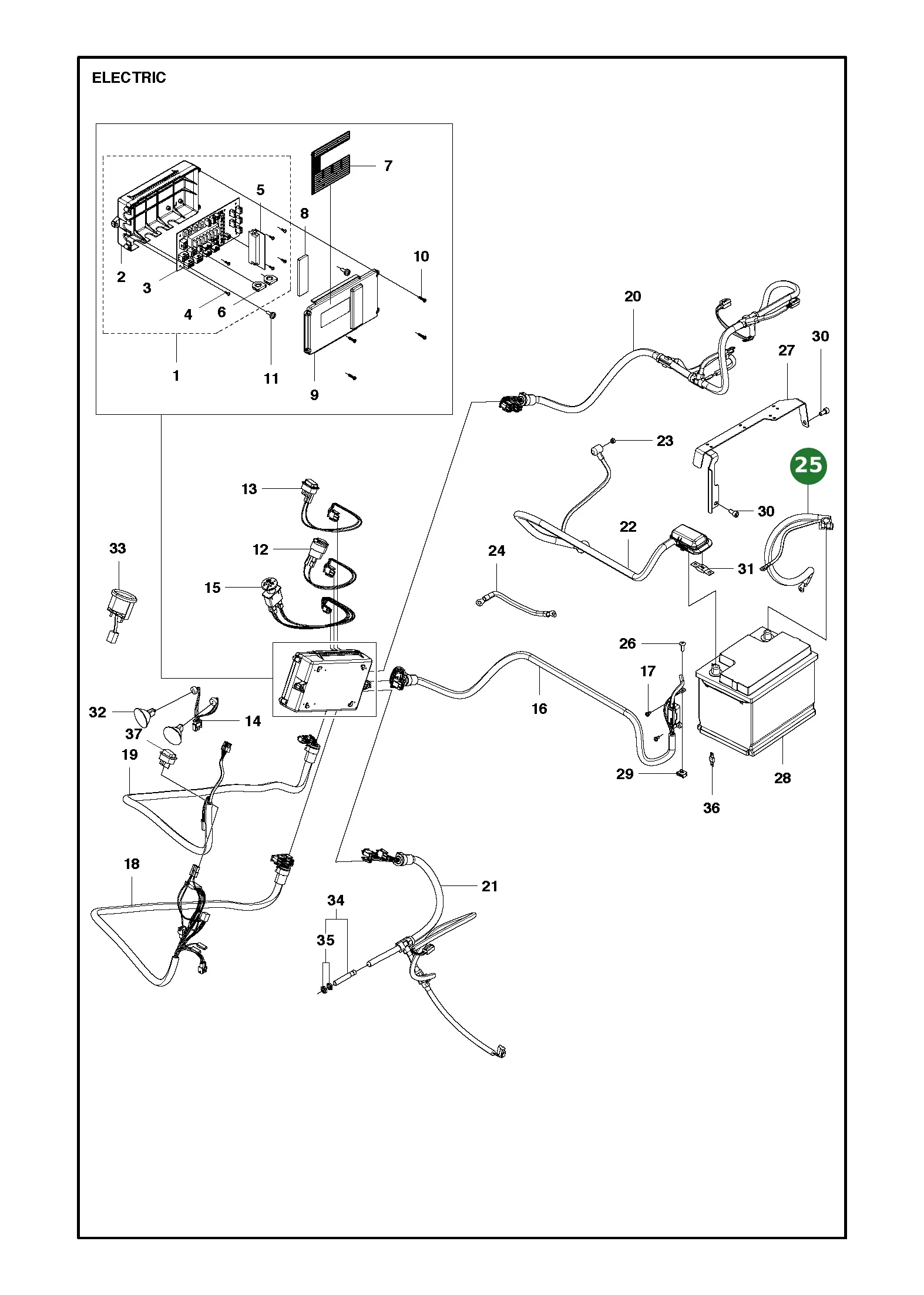 Position im Ersatzteilkatalog