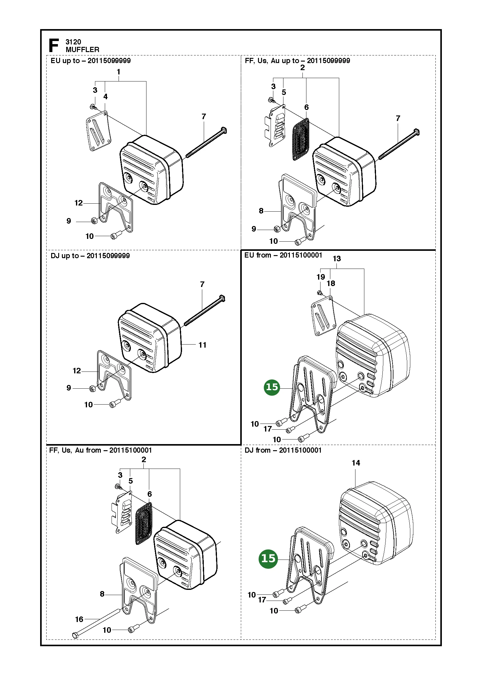 Position im Ersatzteilkatalog