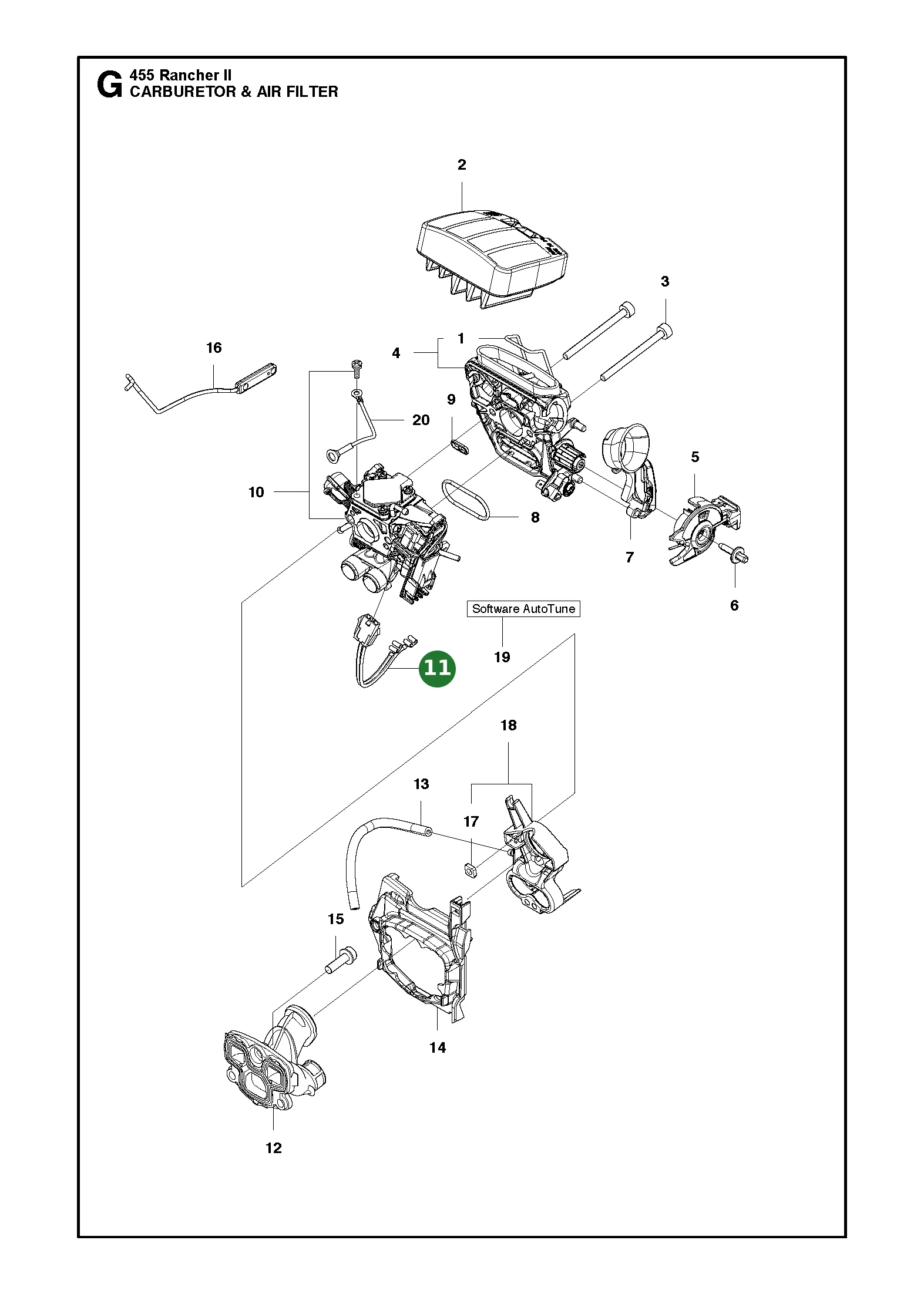 Verkabelung Kpl. f&uuml;r Husqvarna Motors&auml;gen