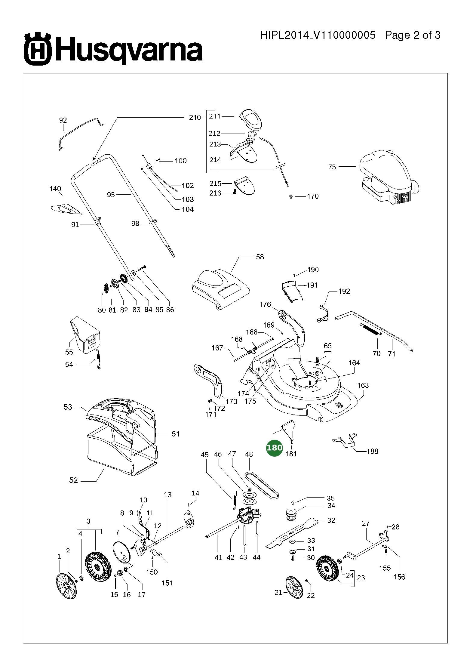 Position im Ersatzteilkatalog