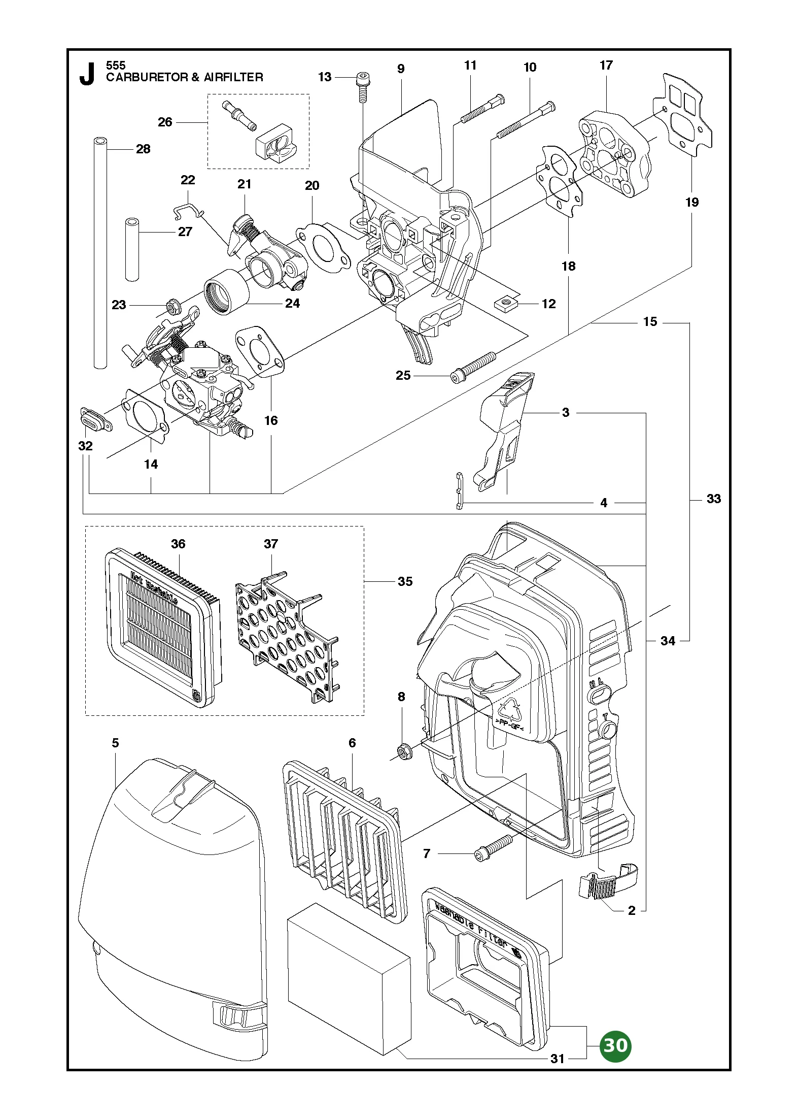 Position im Ersatzteilkatalog
