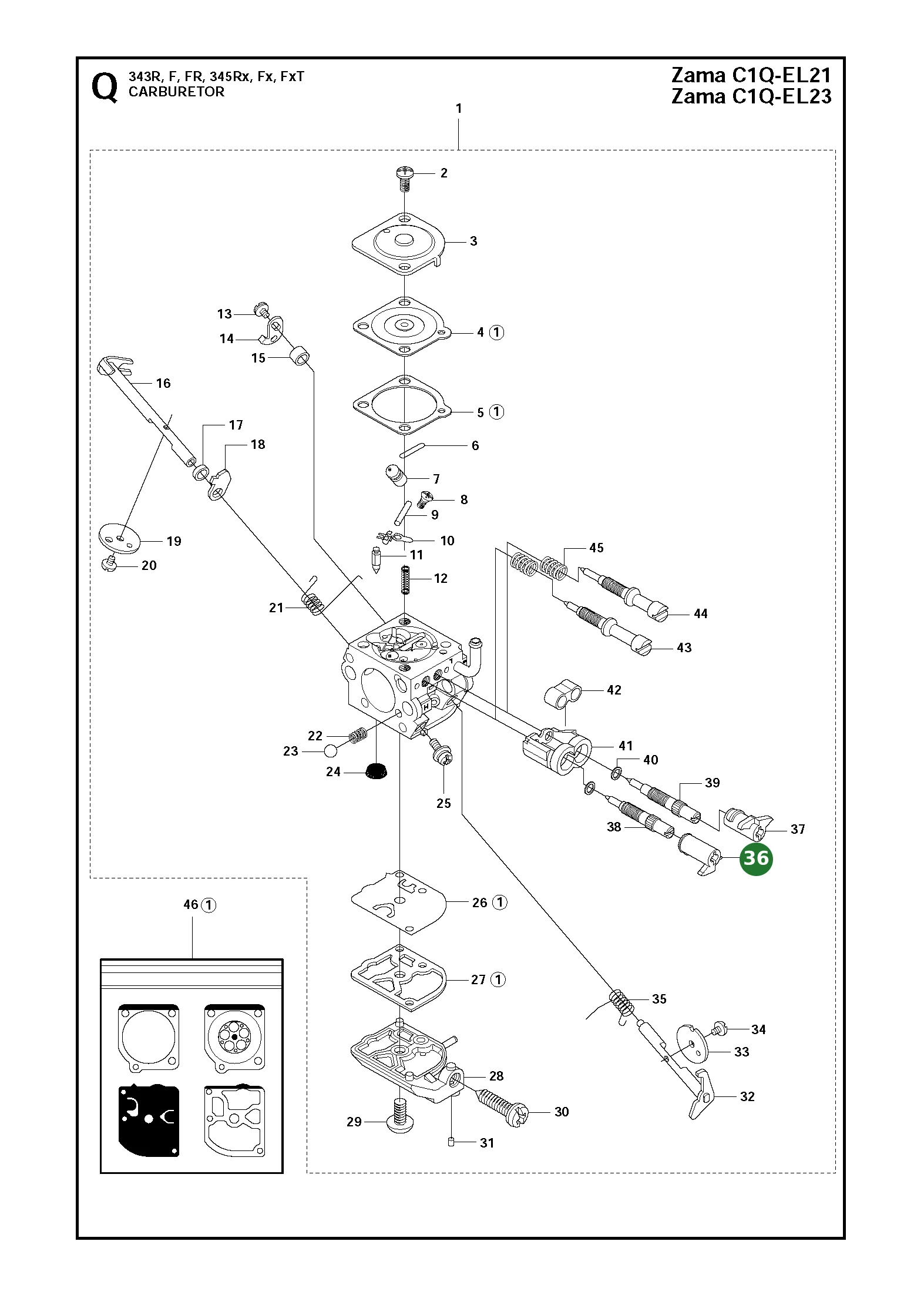 Position im Ersatzteilkatalog