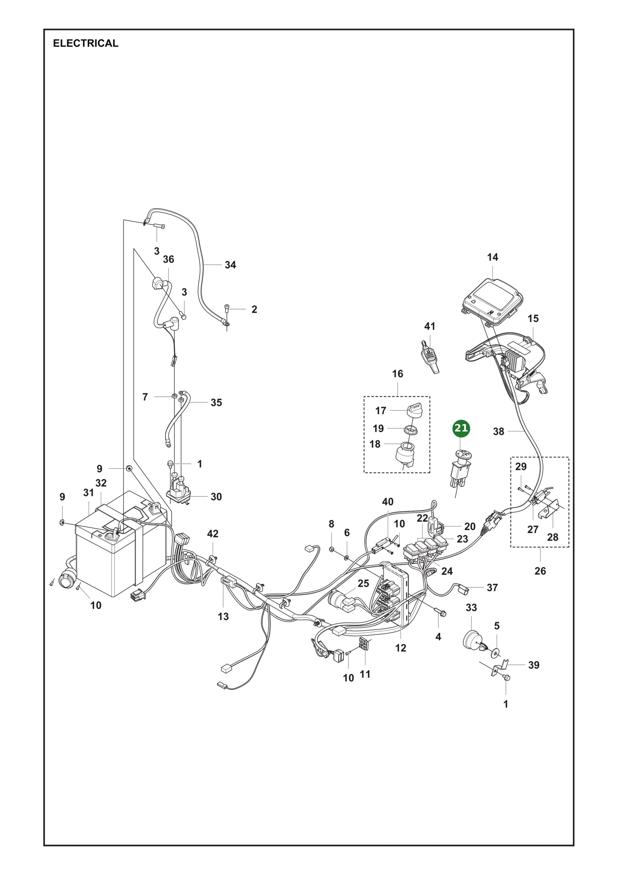 Position im Ersatzteilkatalog