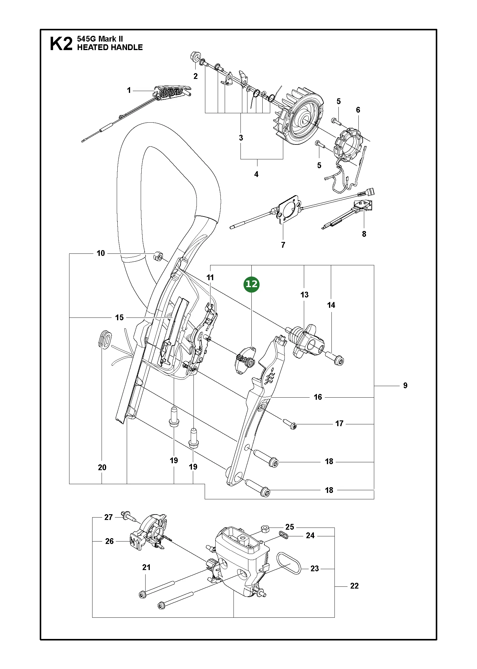 Kontaktblech f&uuml;r Husqvarna Motors&auml;gen