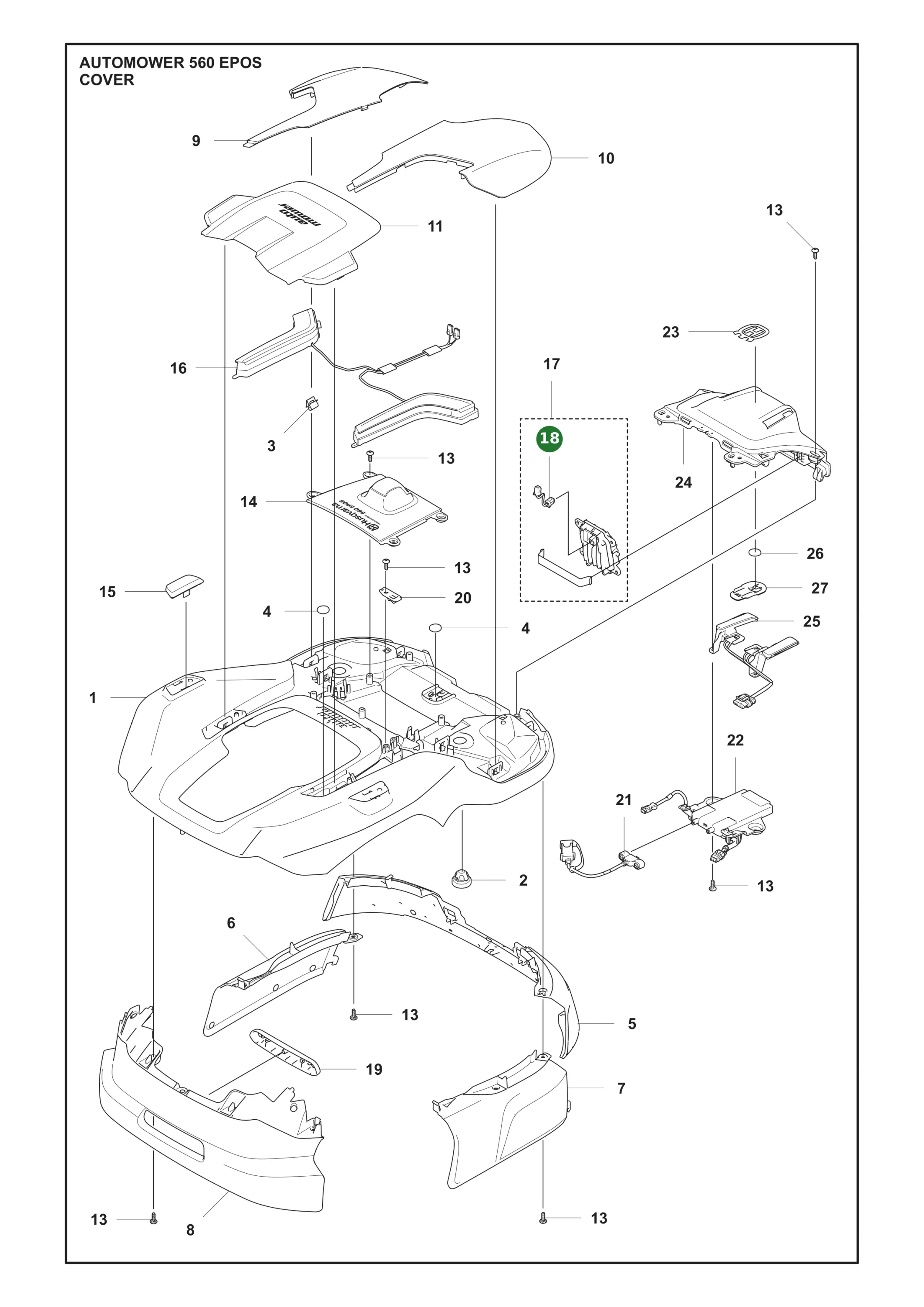 Position im Ersatzteilkatalog