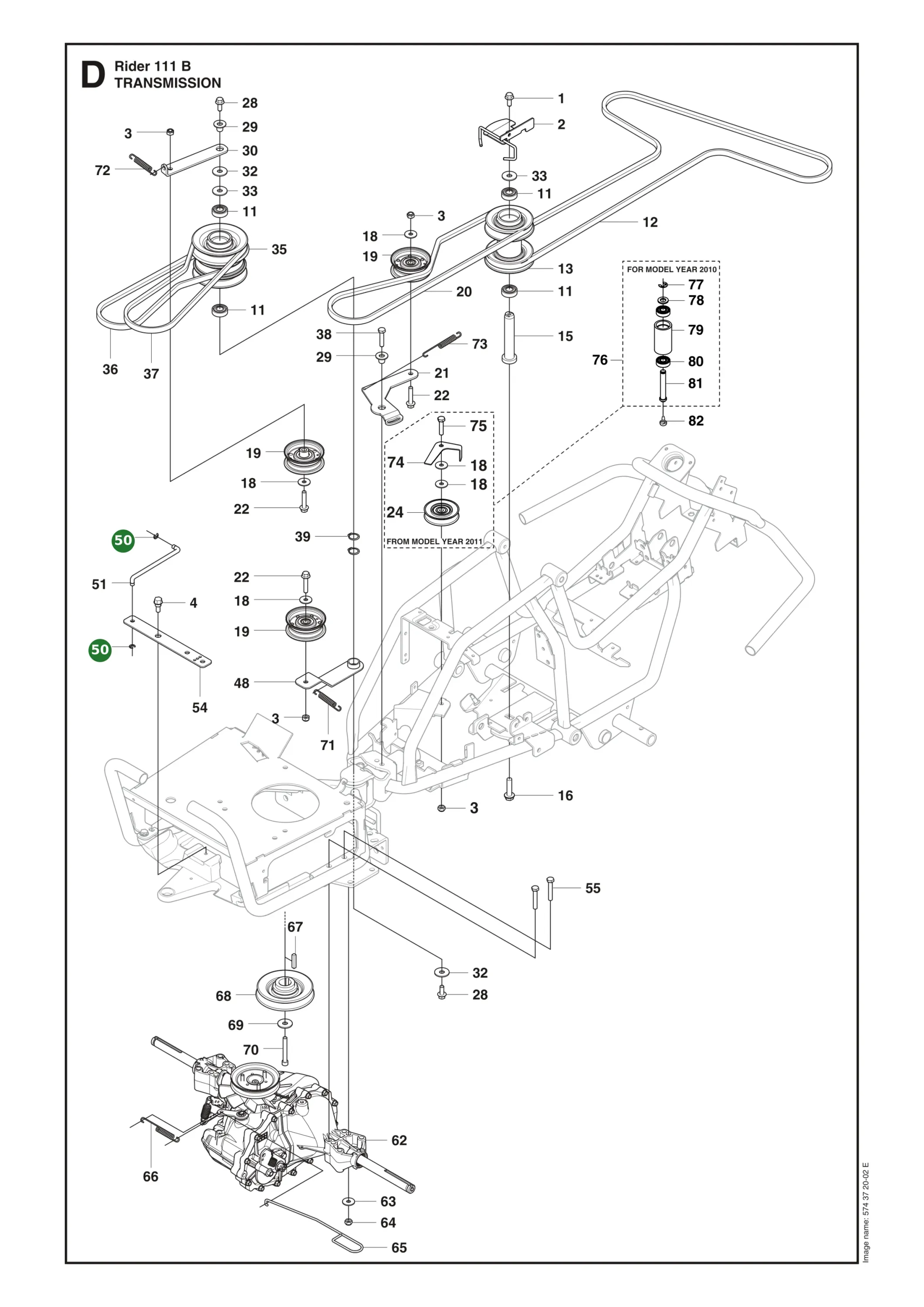 Position im Ersatzteilkatalog