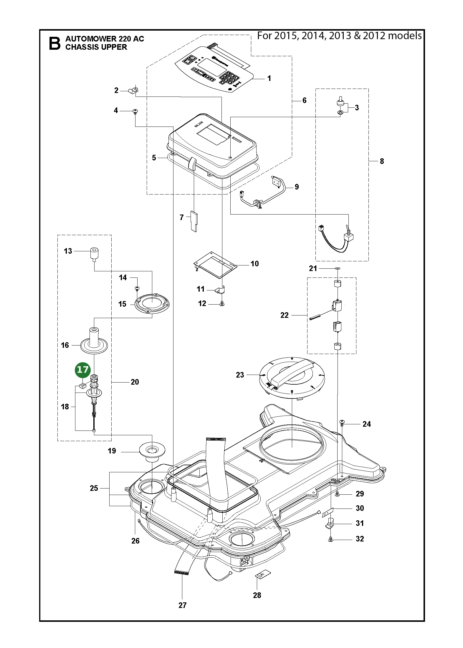 Position im Ersatzteilkatalog