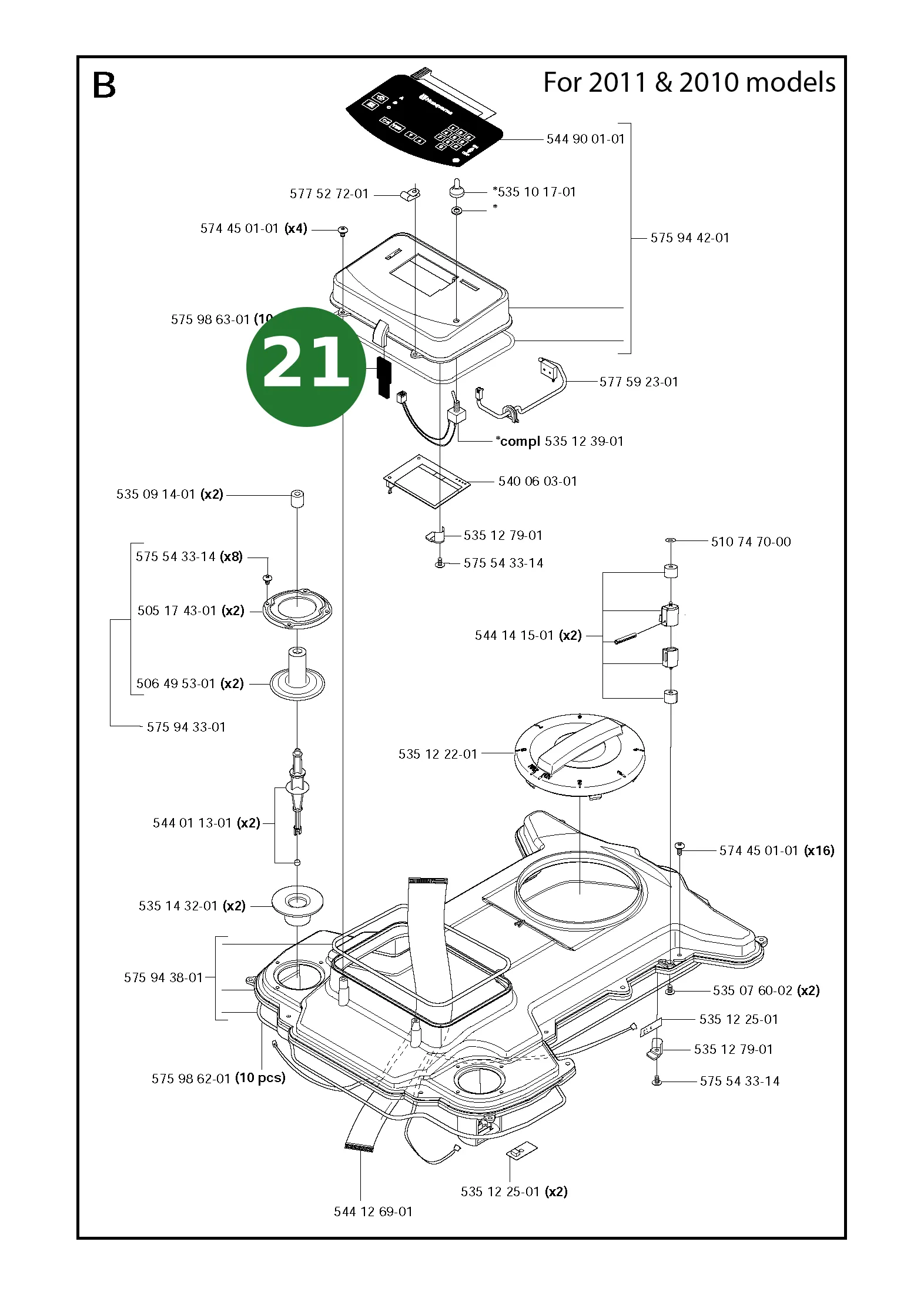 Position im Ersatzteilkatalog