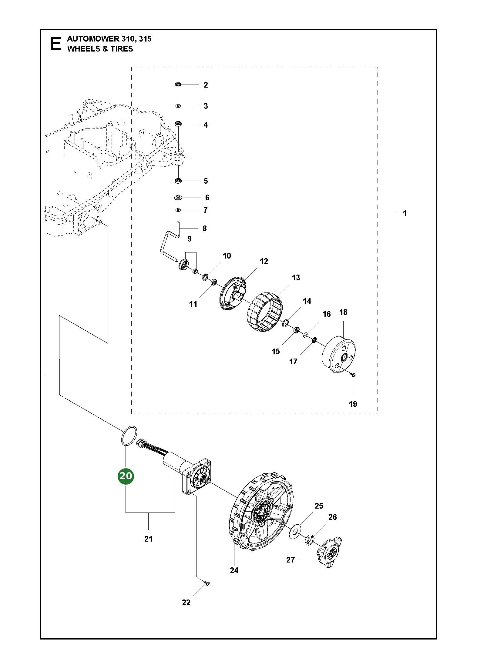 Position im Ersatzteilkatalog