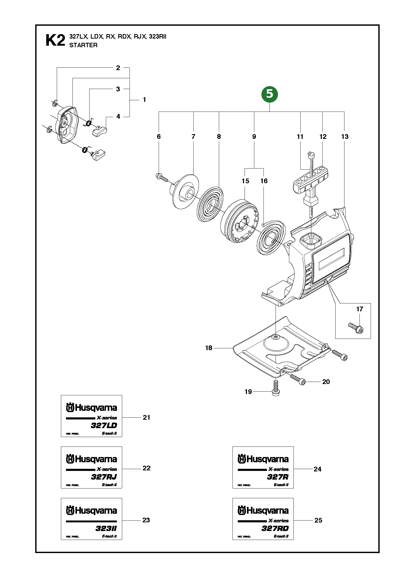 Position im Ersatzteilkatalog