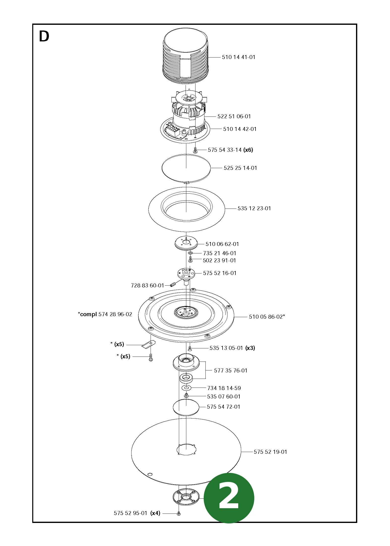 Position im Ersatzteilkatalog