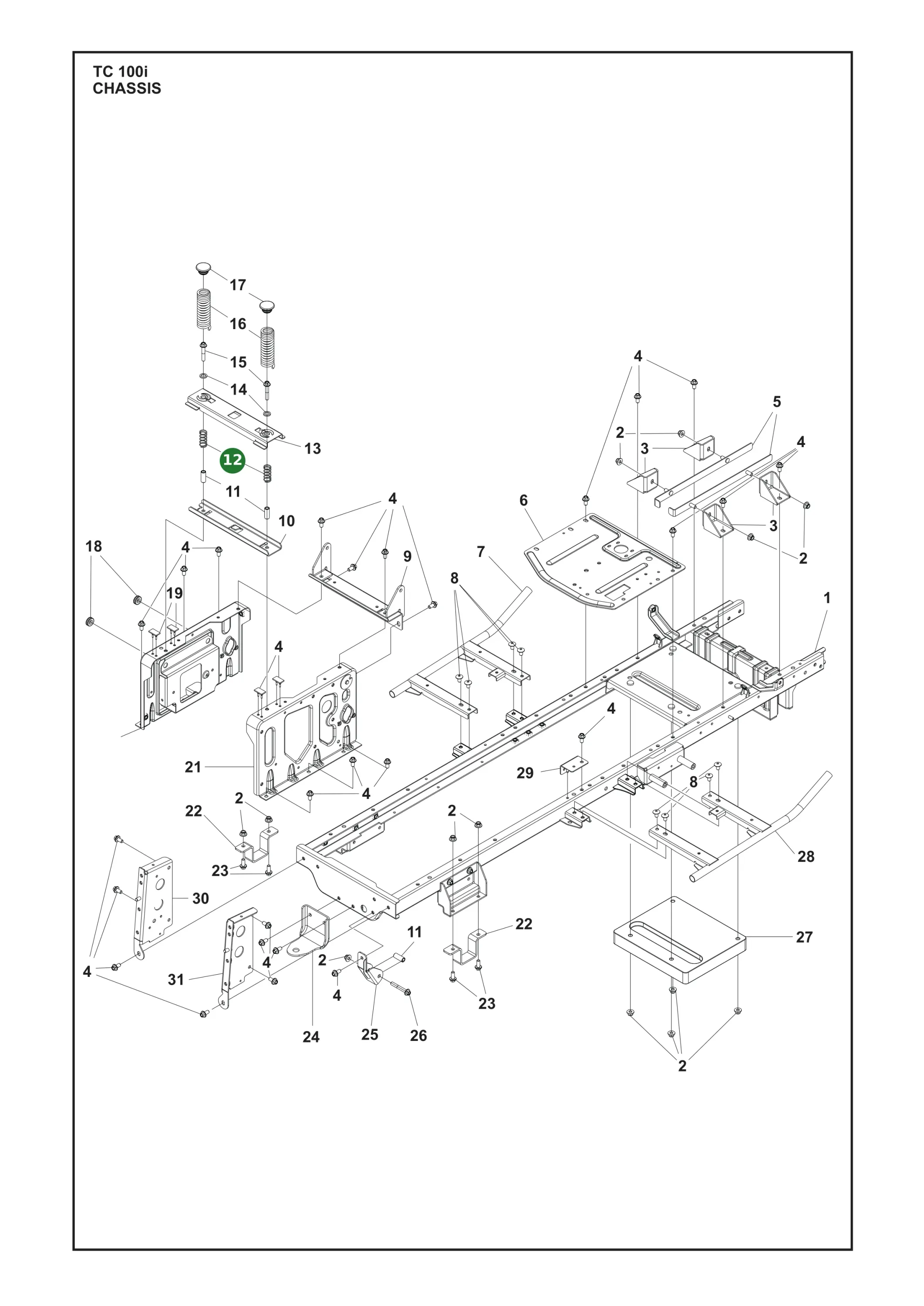 Position im Ersatzteilkatalog