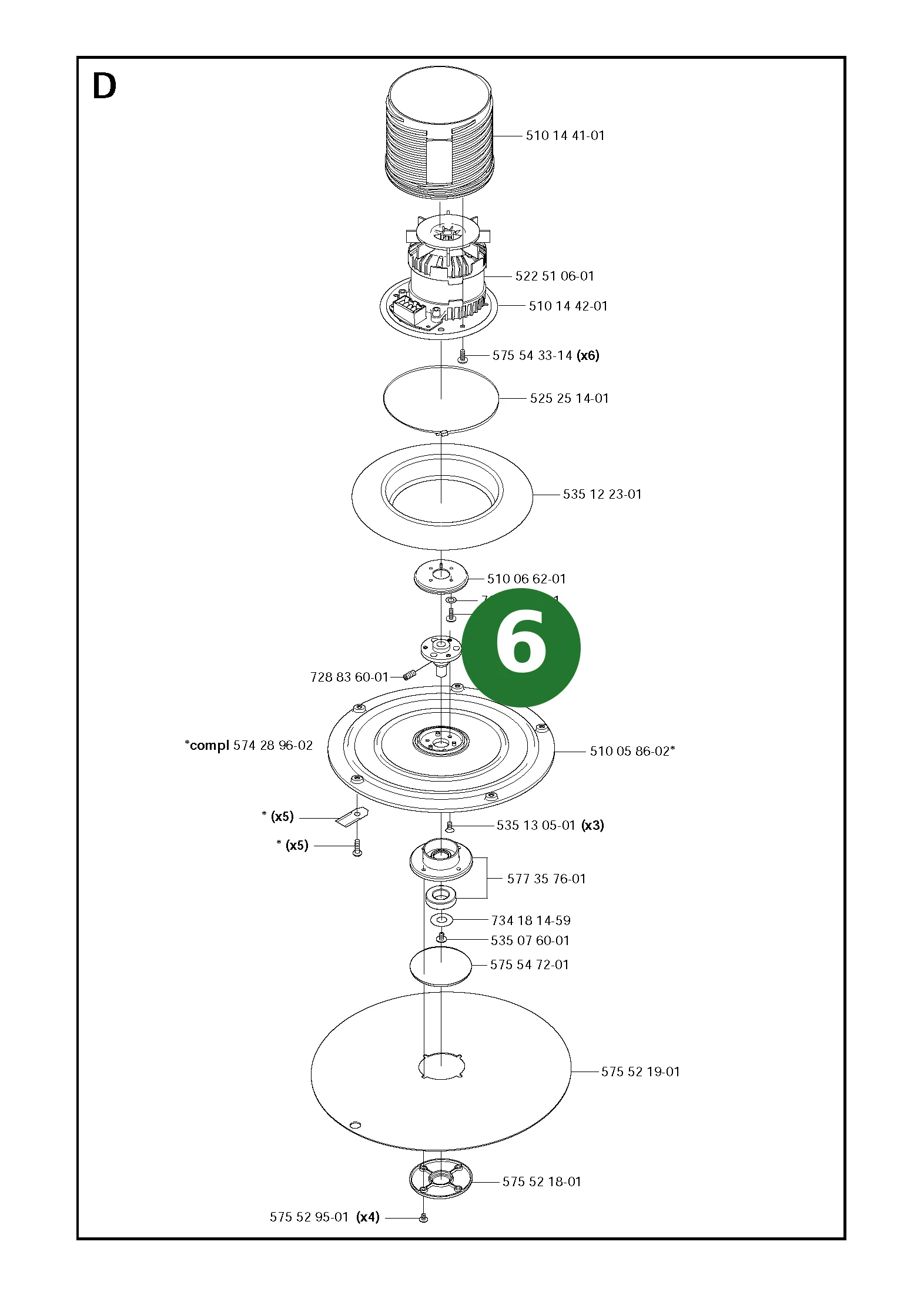 Position im Ersatzteilkatalog