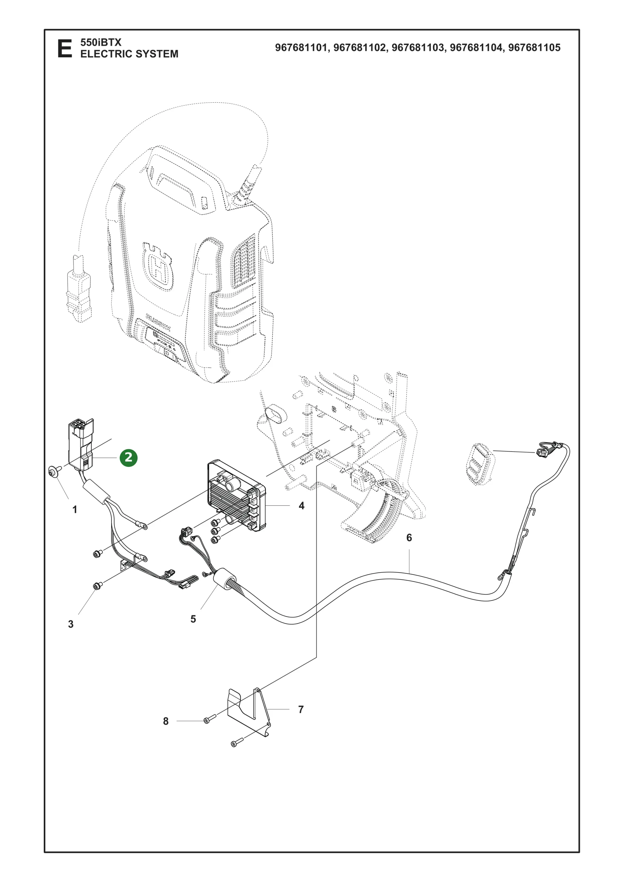 Position im Ersatzteilkatalog