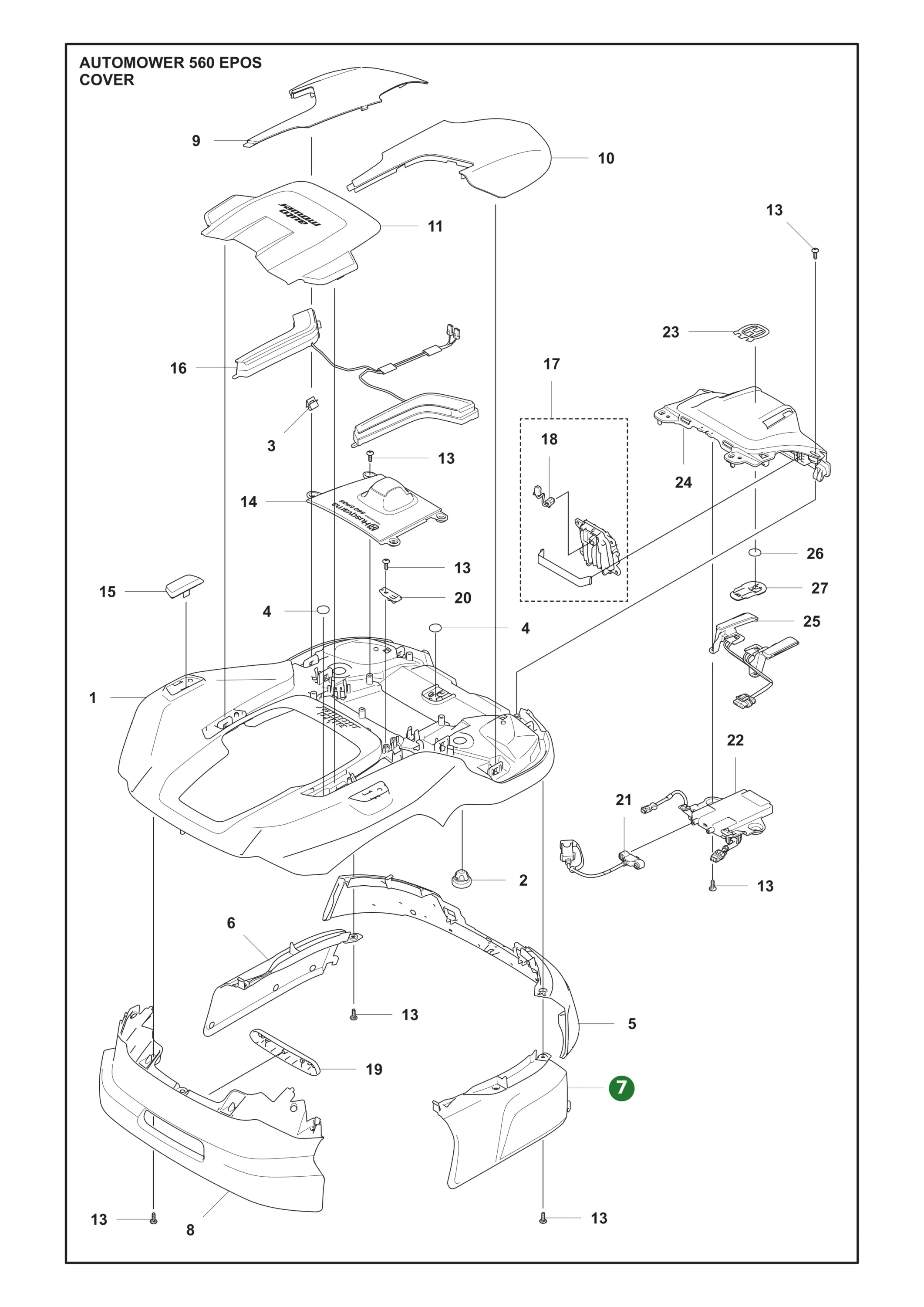 Position im Ersatzteilkatalog