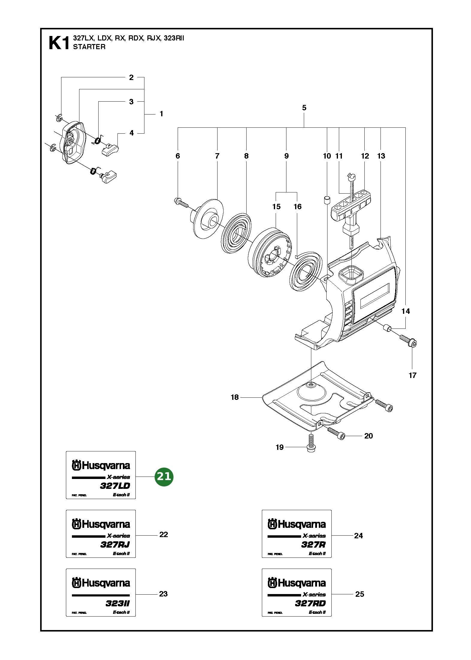 Position im Ersatzteilkatalog
