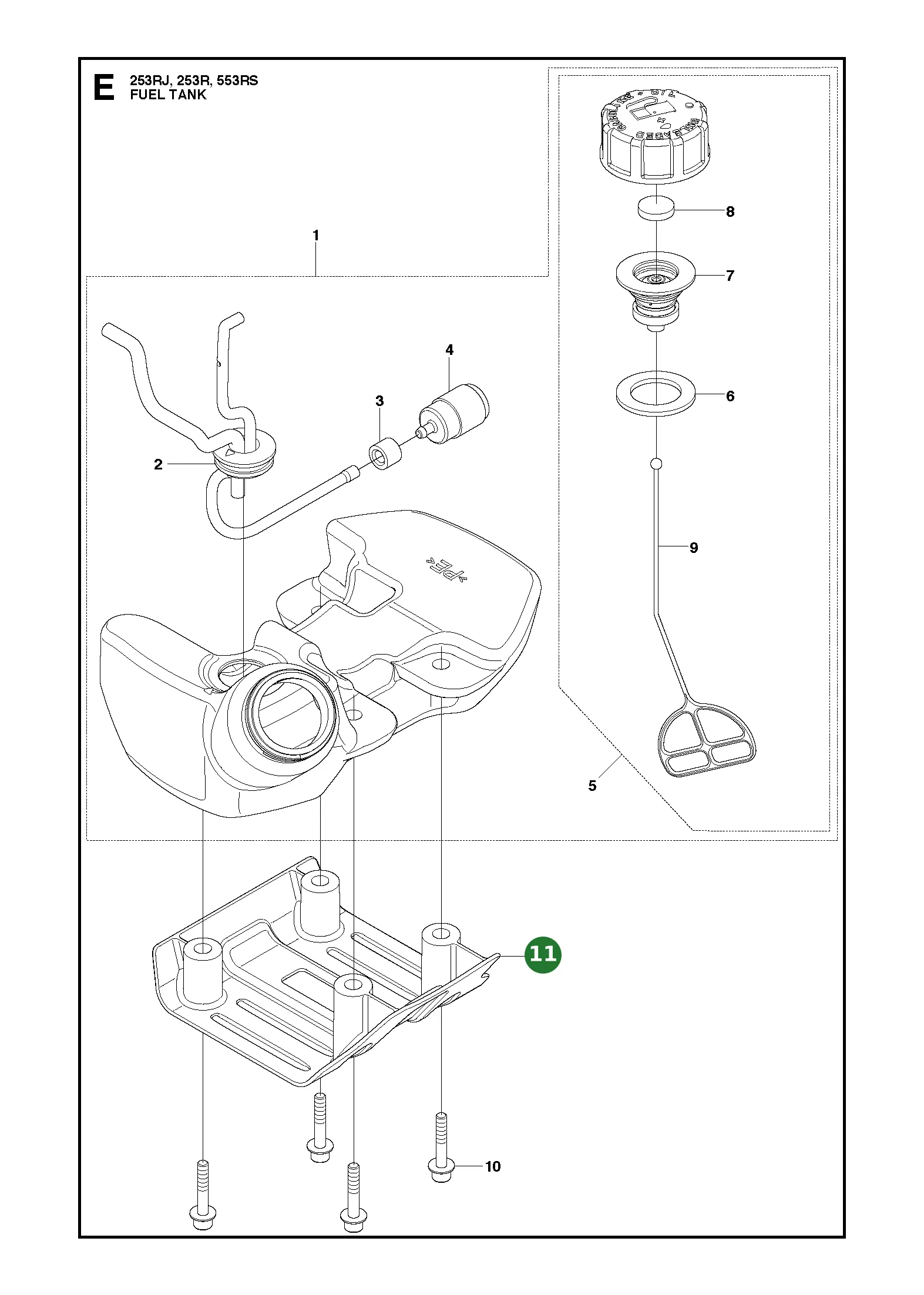 Position im Ersatzteilkatalog