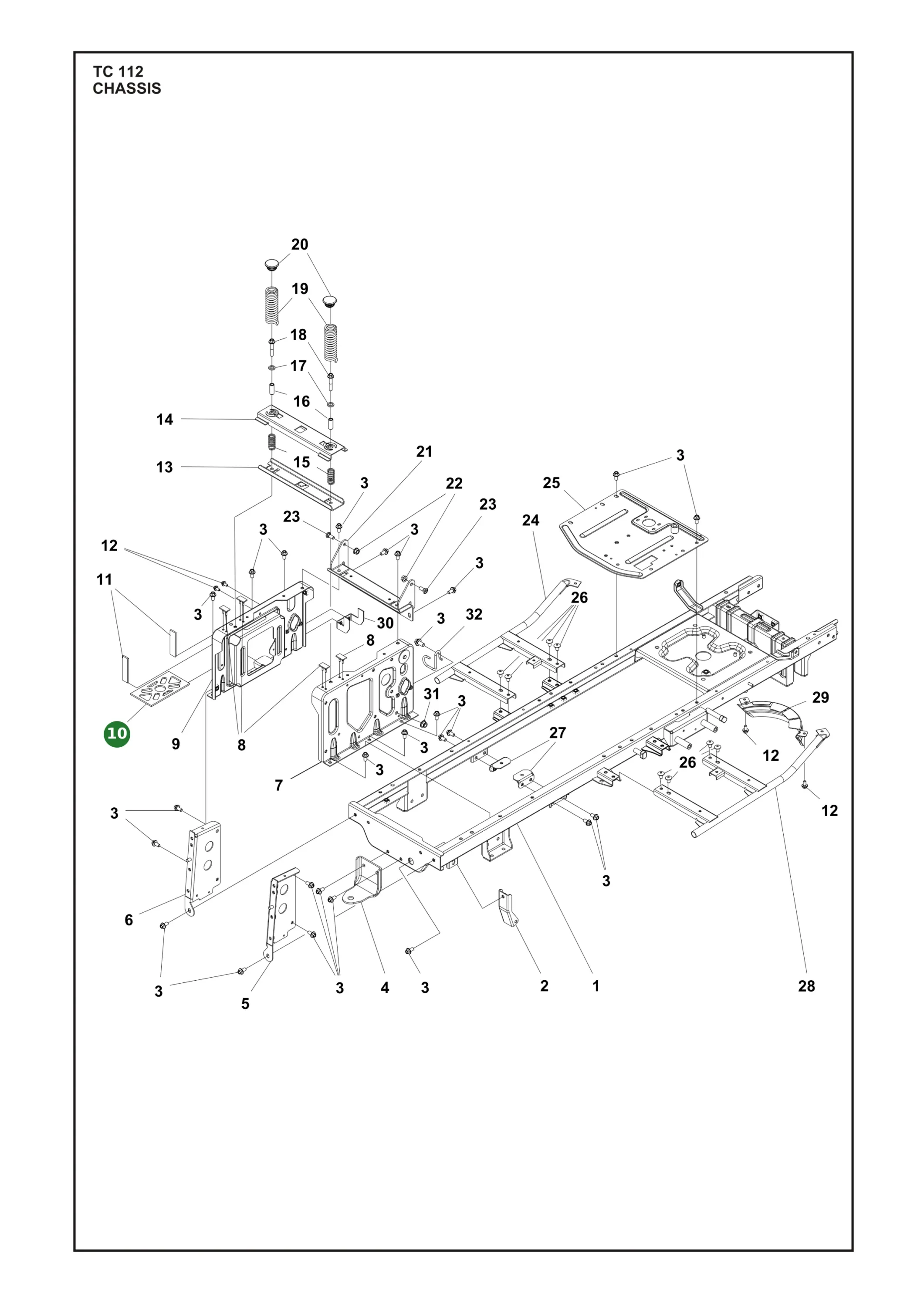 Position im Ersatzteilkatalog