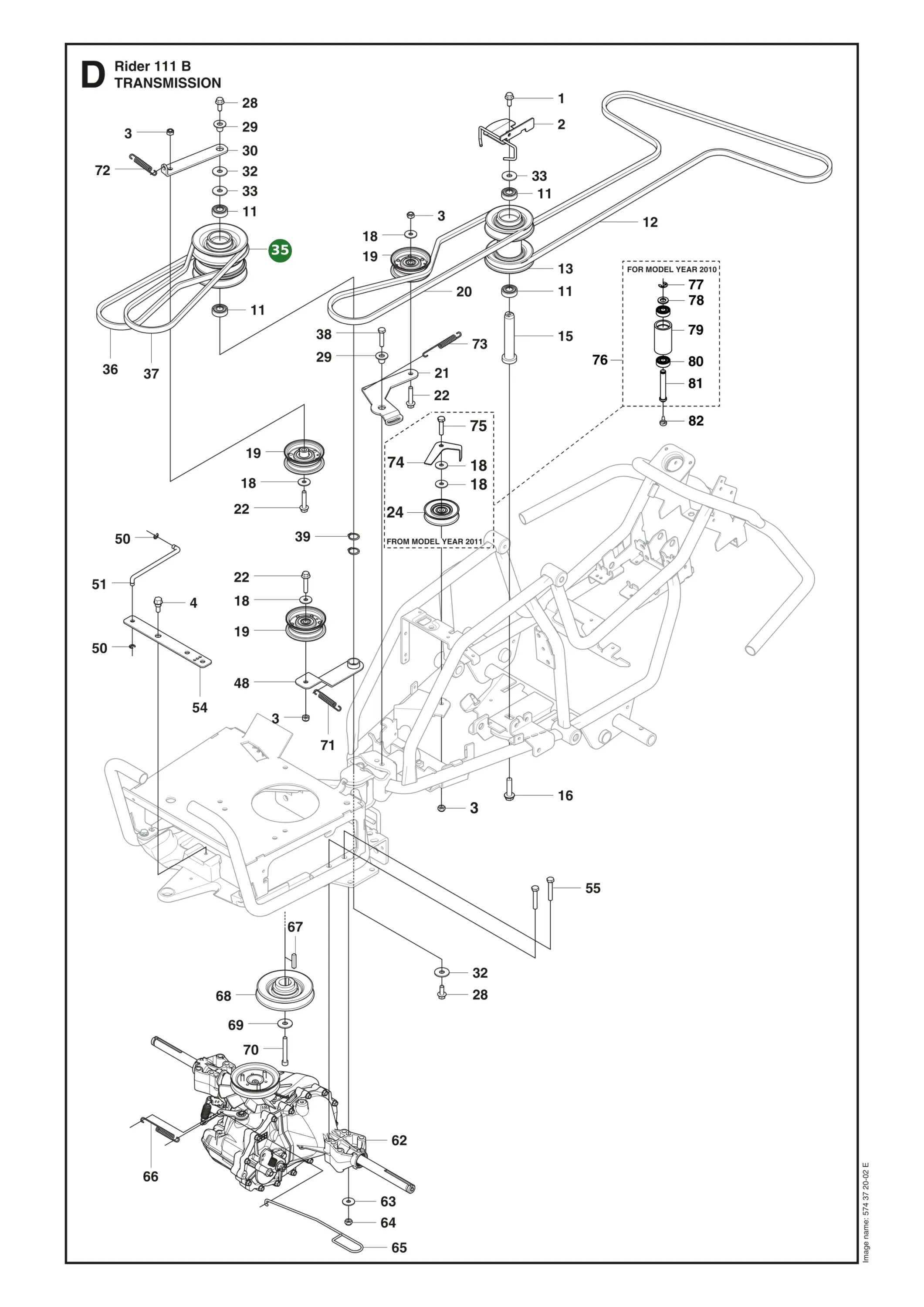 Position im Ersatzteilkatalog