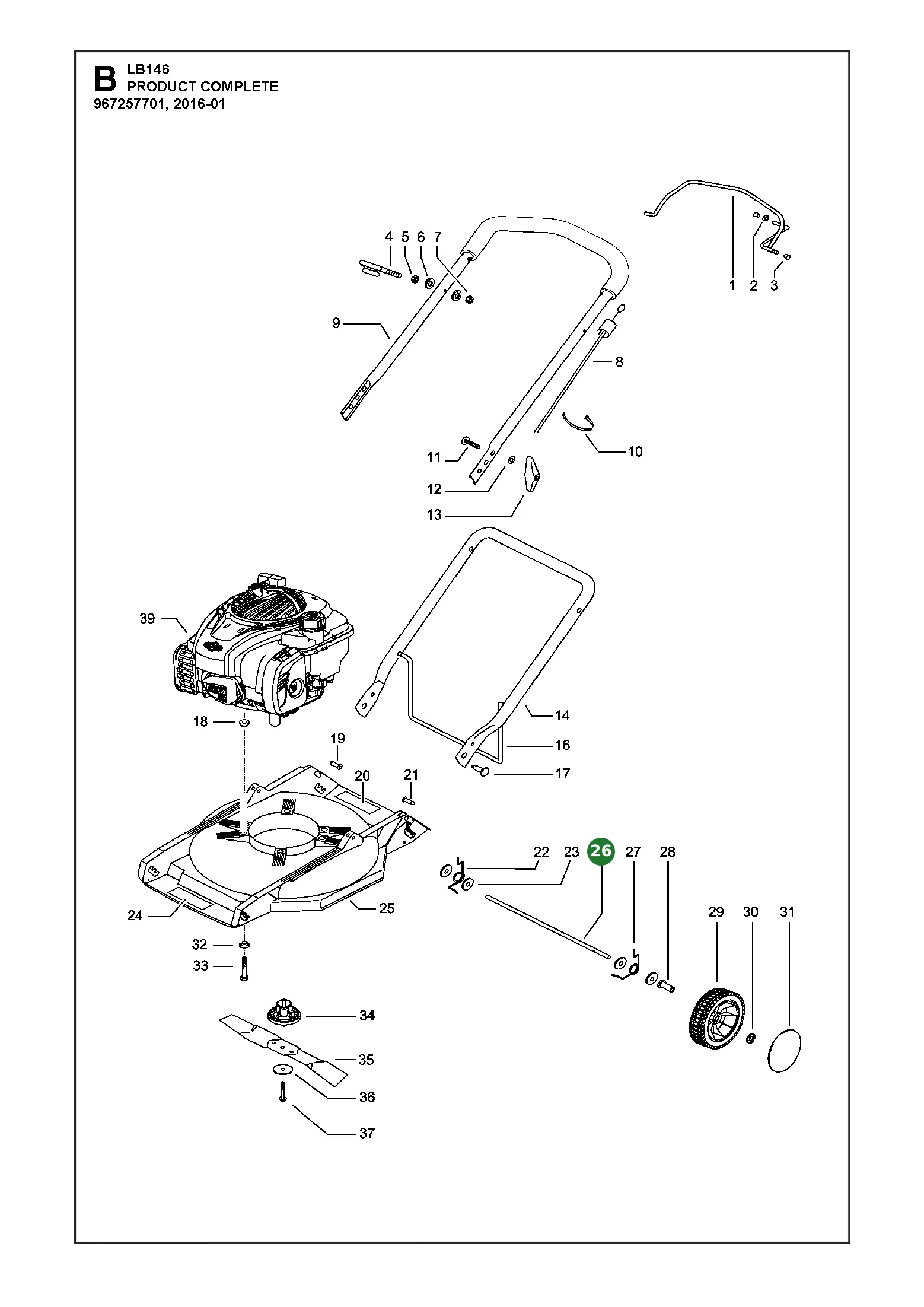 Position im Ersatzteilkatalog
