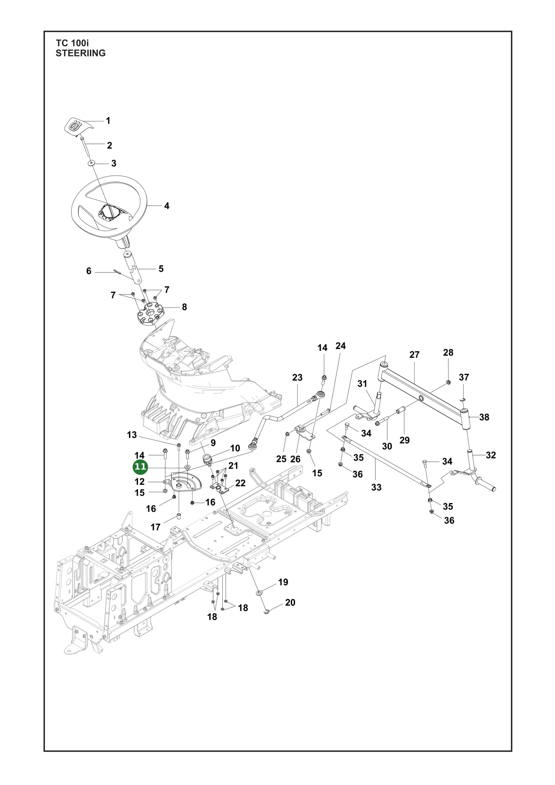 Position im Ersatzteilkatalog