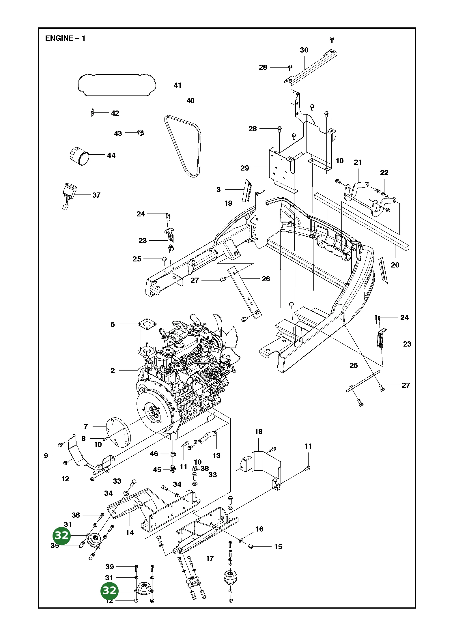Position im Ersatzteilkatalog