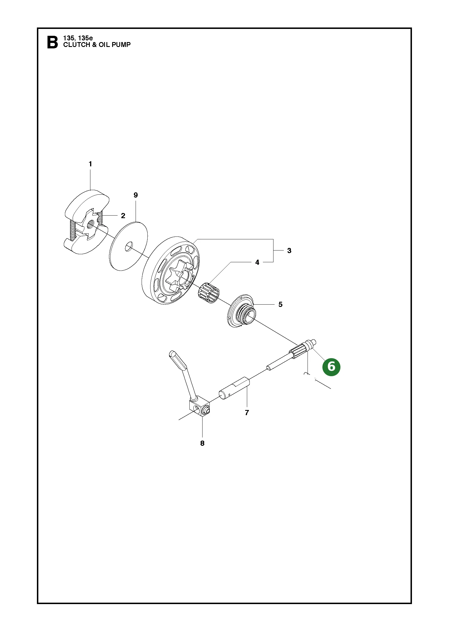 Pumpenkolben f&uuml;r Husqvarna Motors&auml;gen