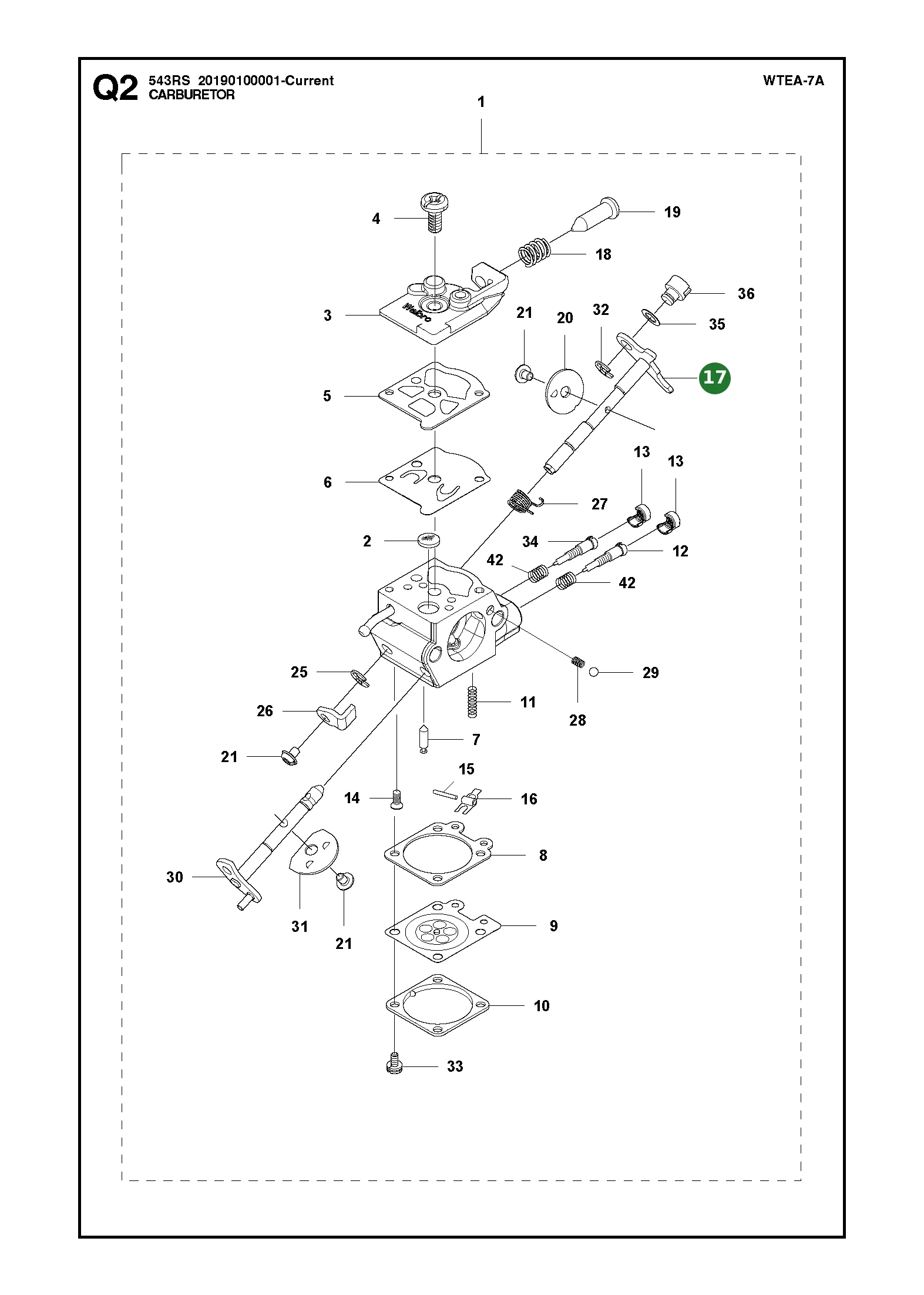 Position im Ersatzteilkatalog