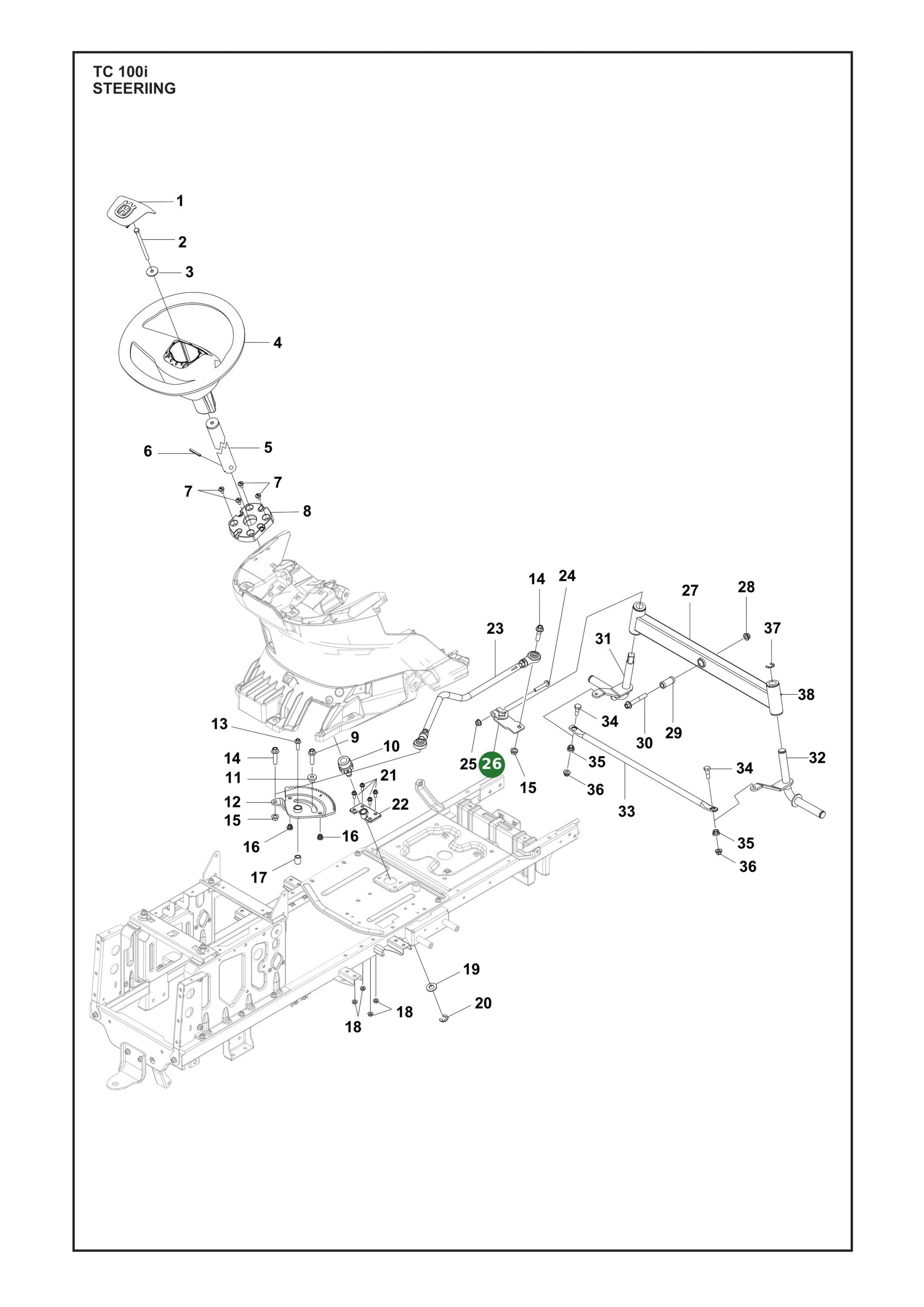 Position im Ersatzteilkatalog