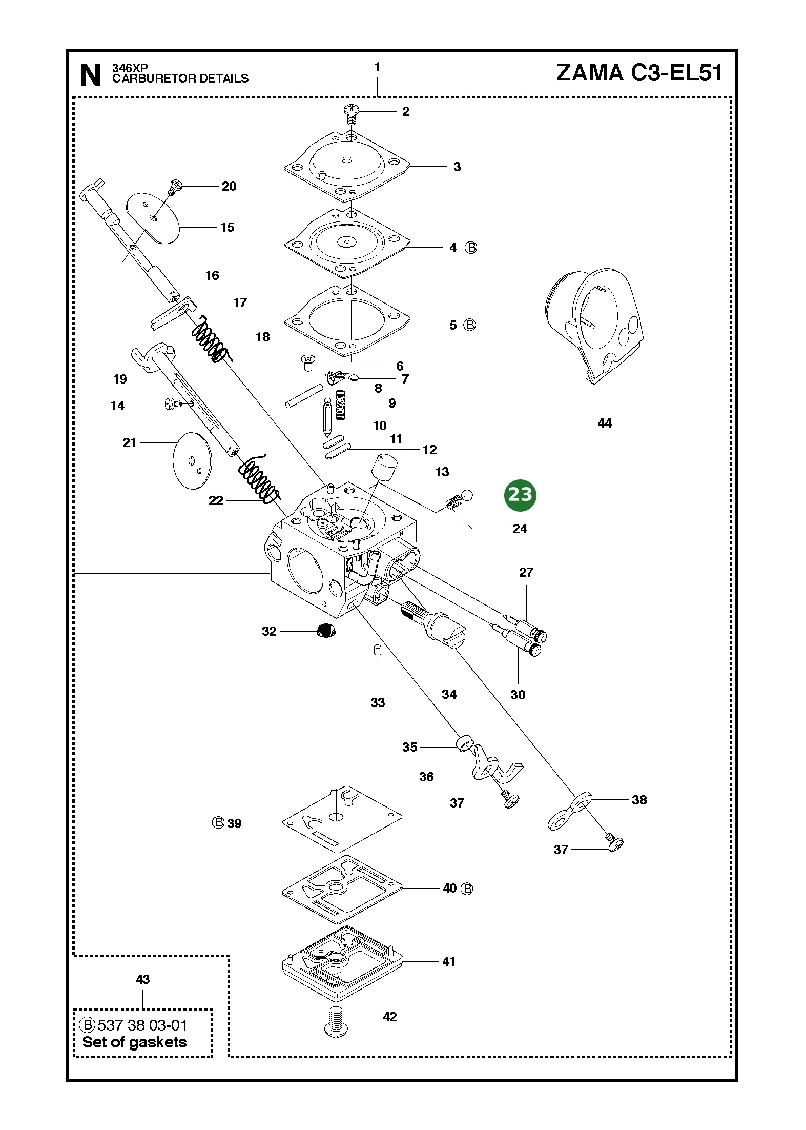 Position im Ersatzteilkatalog